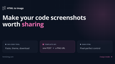 How to create a code screenshot for social media
