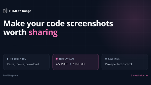 How to create a code screenshot for social media