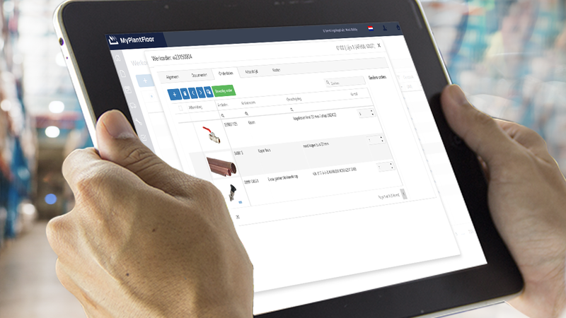 EAM-software-EAM-Systeem-op-Tablet-Ipad-Reserveonderdelen