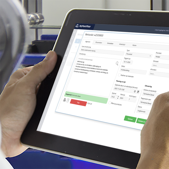 Onderhoudsmanagementsysteem-software