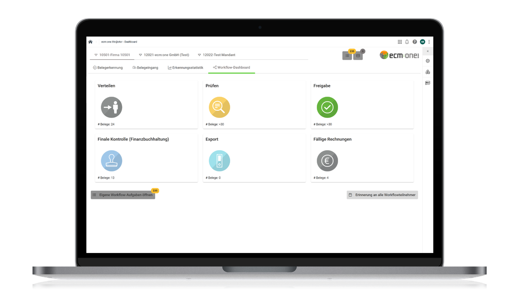 3 Workflow-Funktion 3 ecmone-Rechnungen für SAP S/4HANA Cloud Public Edition