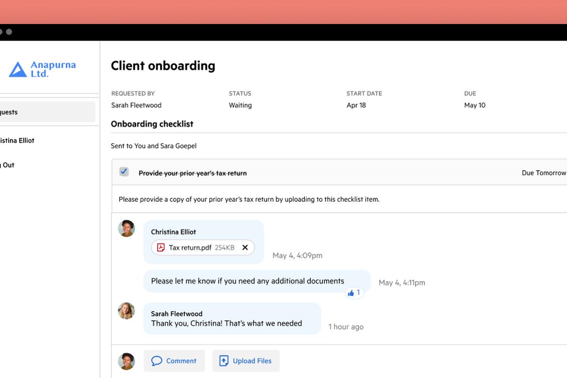 Client Portal in Karbon