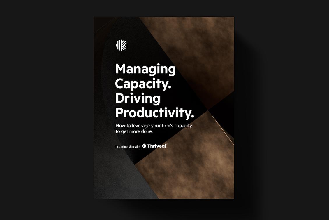 Managing Capacity. Driving Productivity.