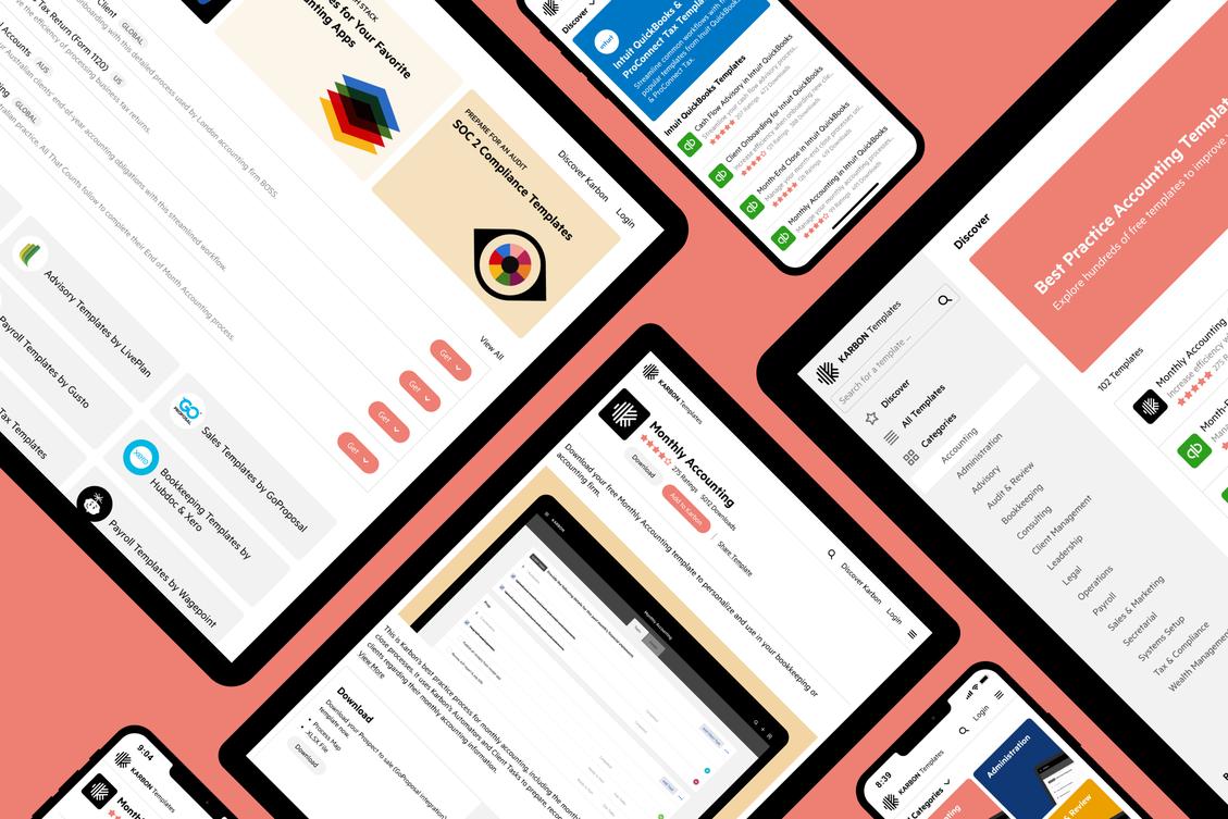 Karbon template library - Header image