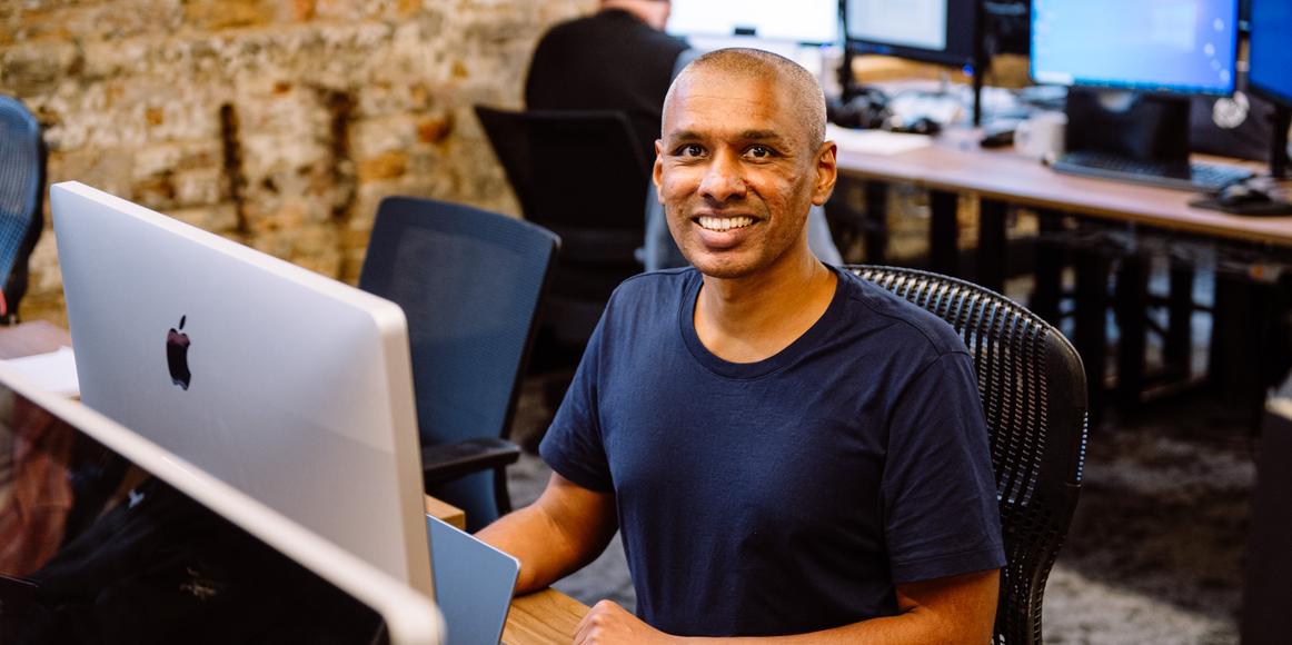 Senior Software Engineer from Karbon, Yohan, at the Karbon Sydney office.