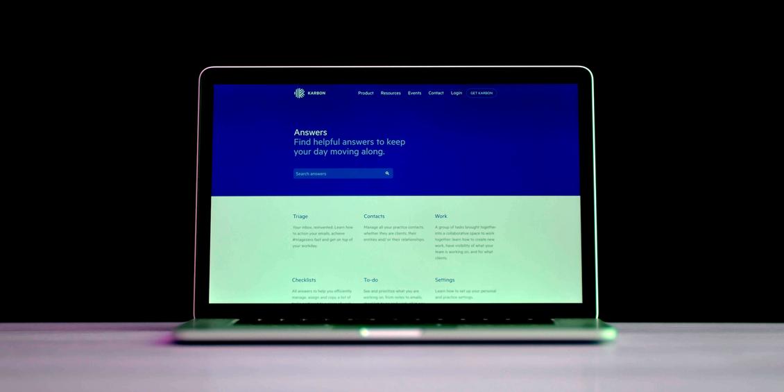 Karbon best practices (blue)