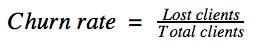 Client-churn-rate