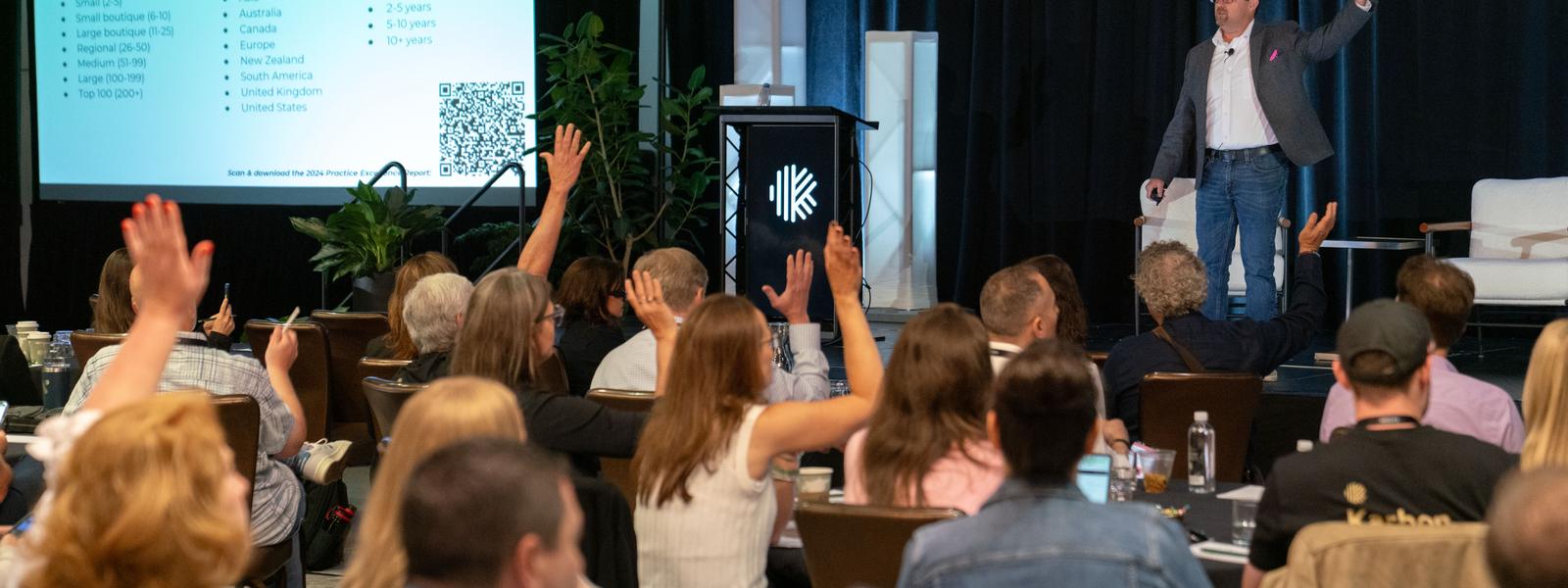 Ian Vacin invites a show of hands at Karbon Next 2025