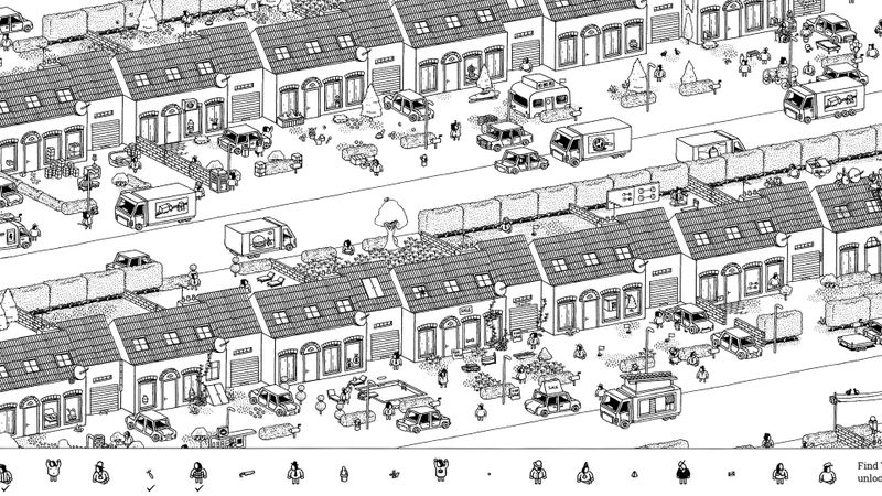Screenshot of the mobile game Hidden Folks