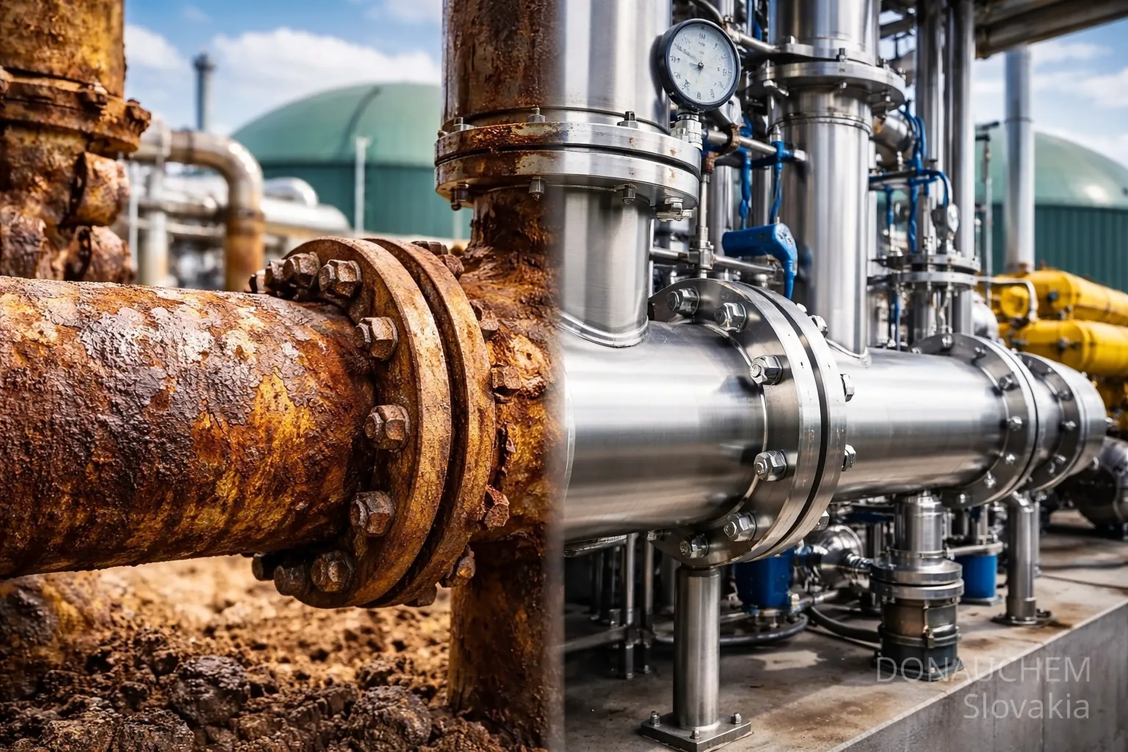 Vysoký H2S v bioplynovej stanici - Donauchem Slovakia