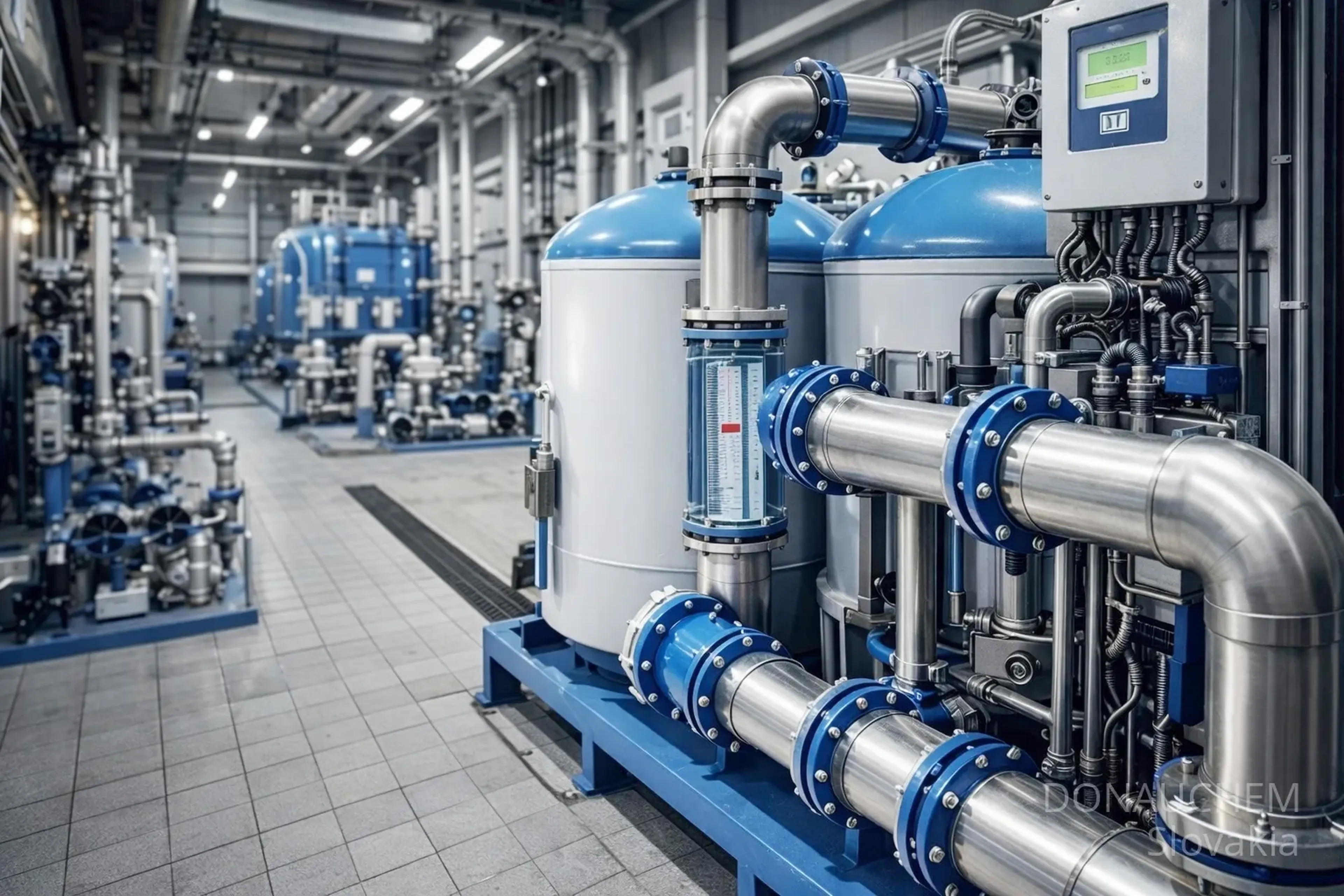 Úpravovňa bazénovej vody s BOPAC - Donauchem Slovakia