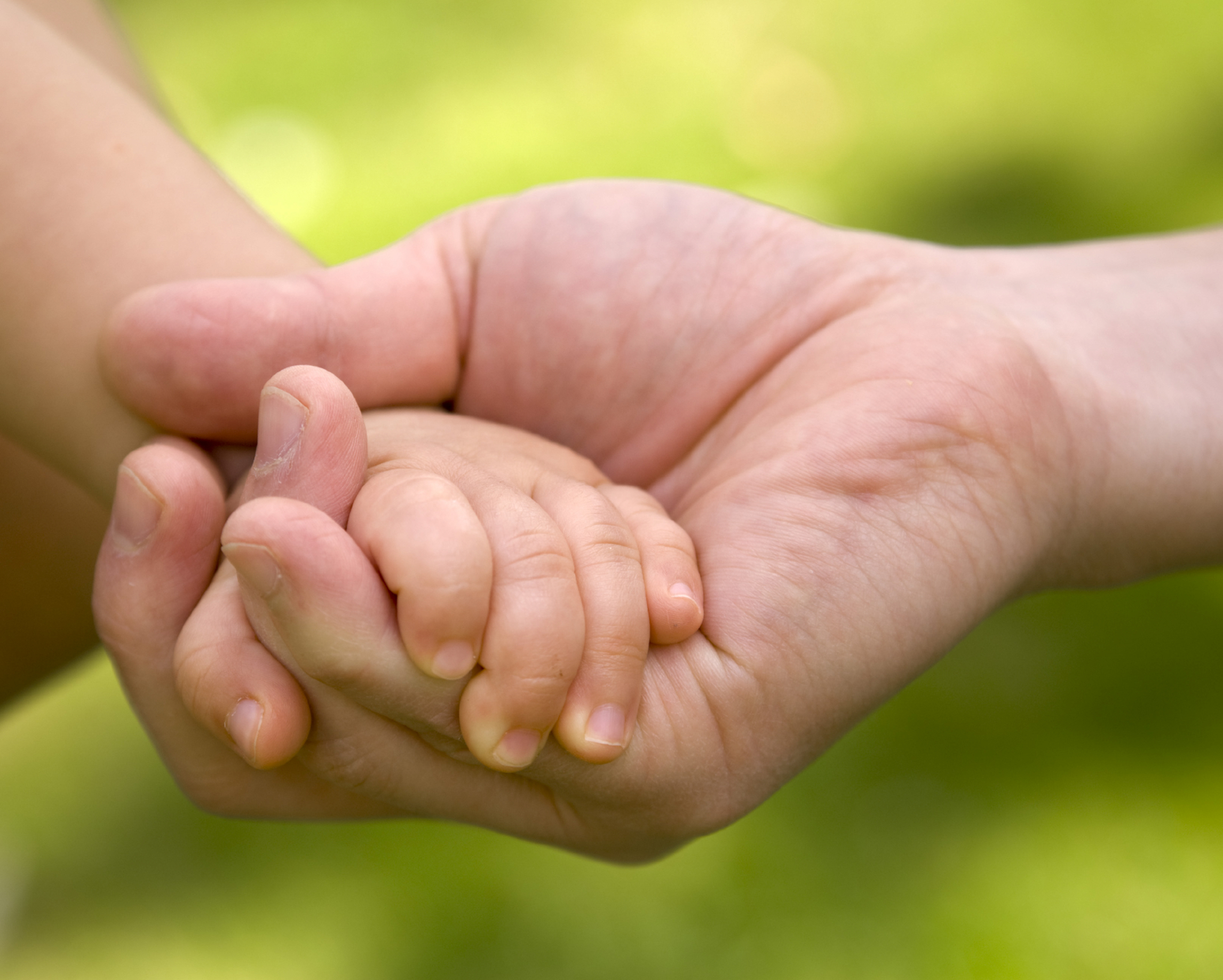 Big and small hand
