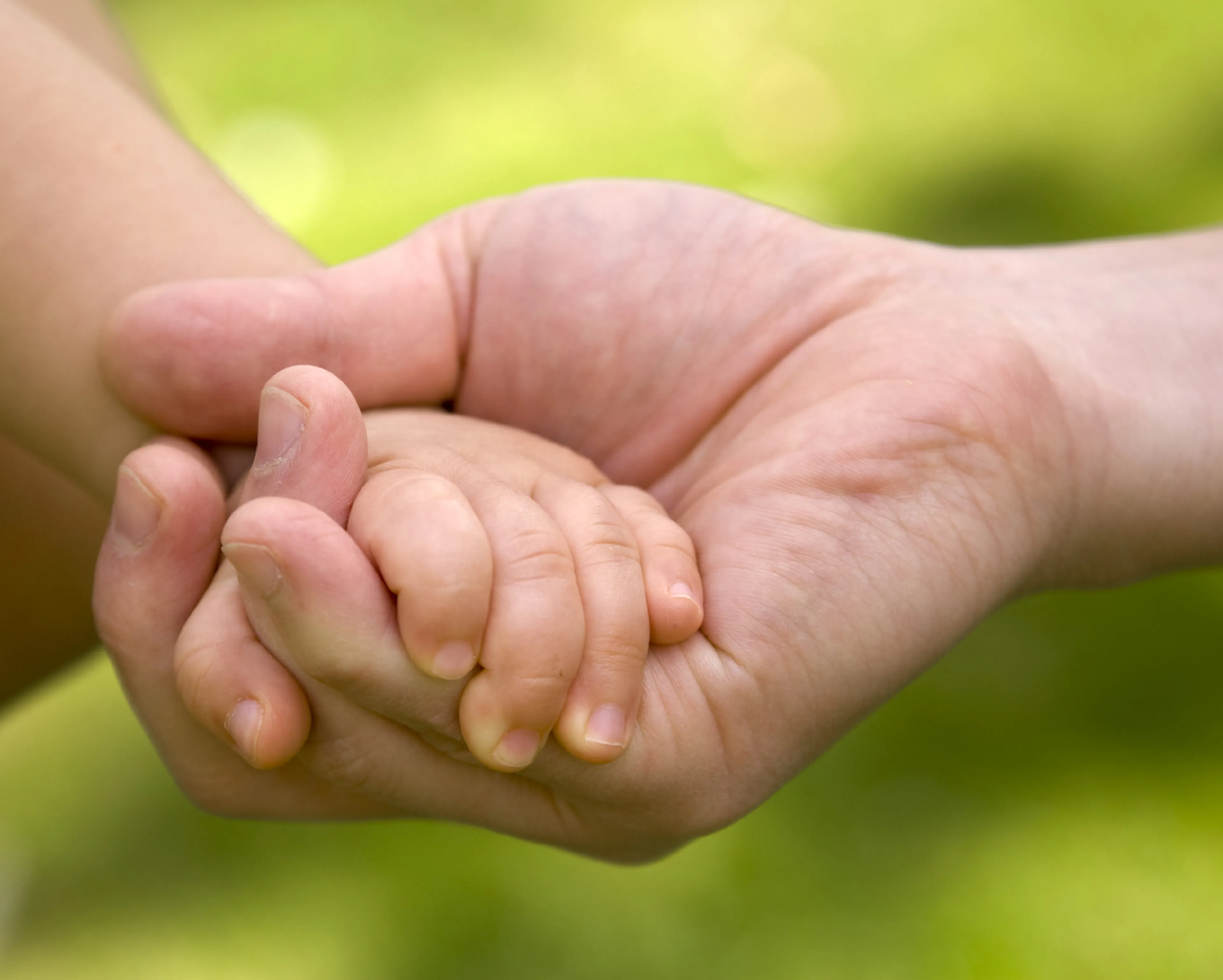 Big and small hand