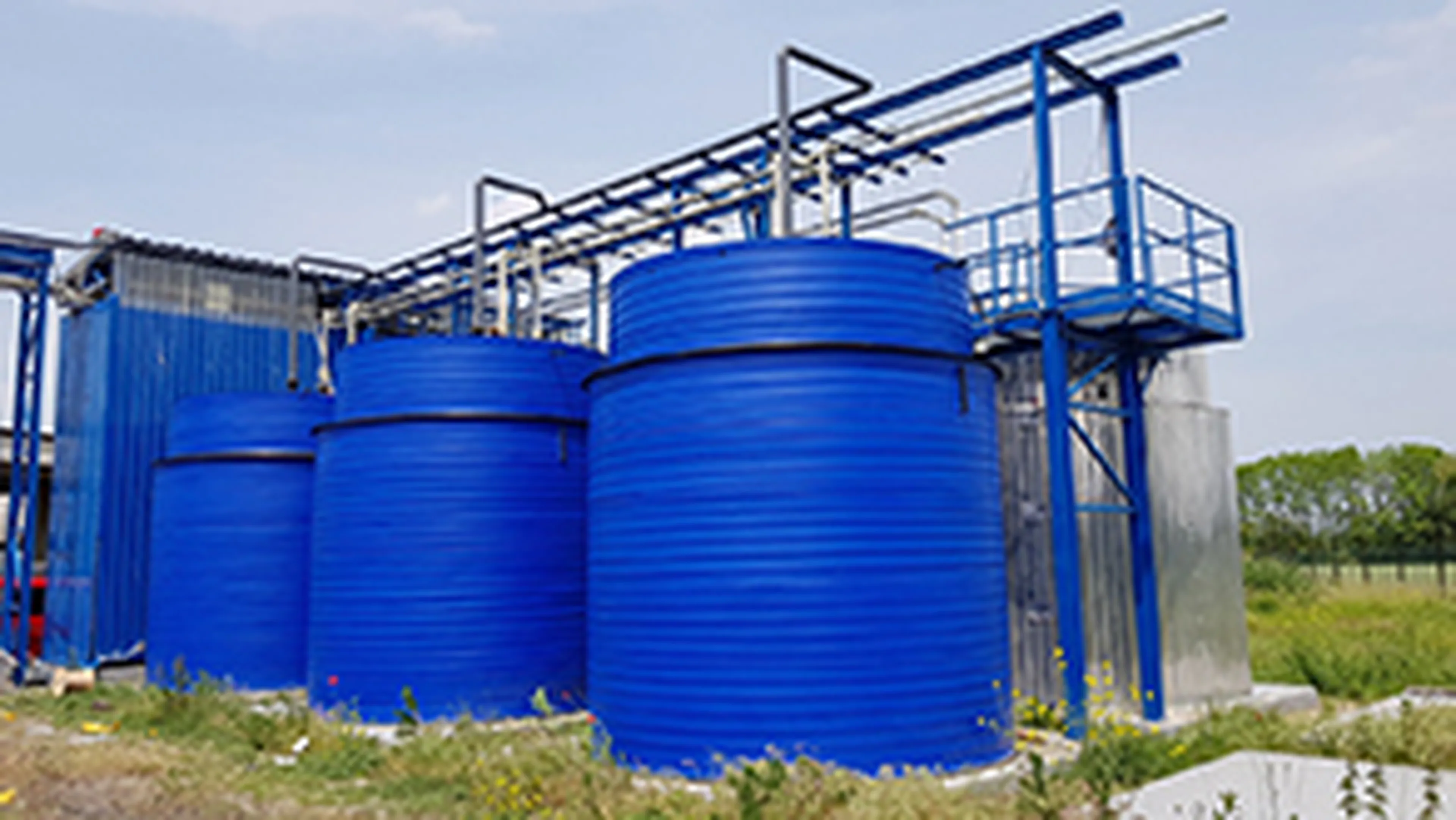 Blue barels