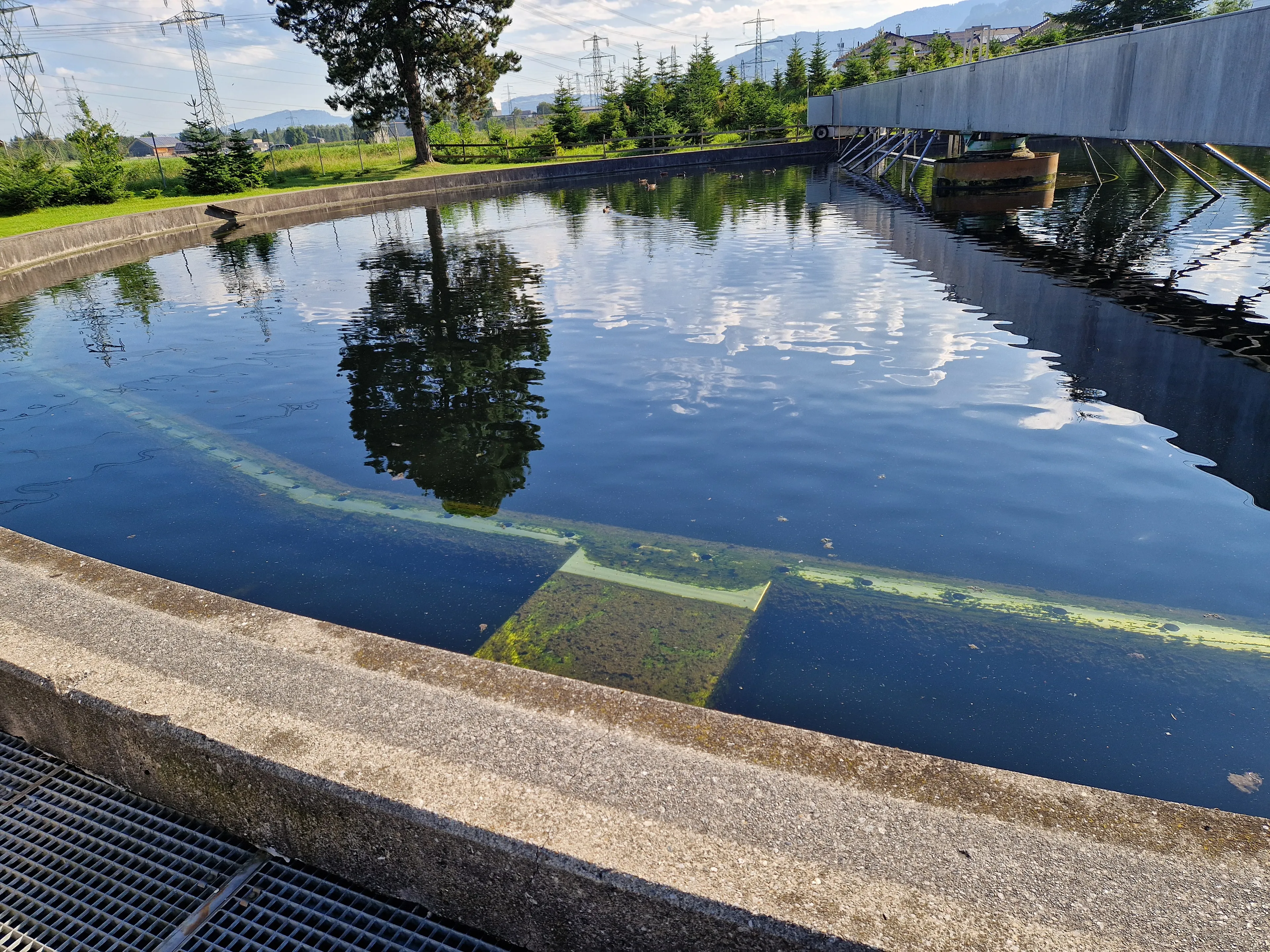 Becken in Kläranlage Hohenems