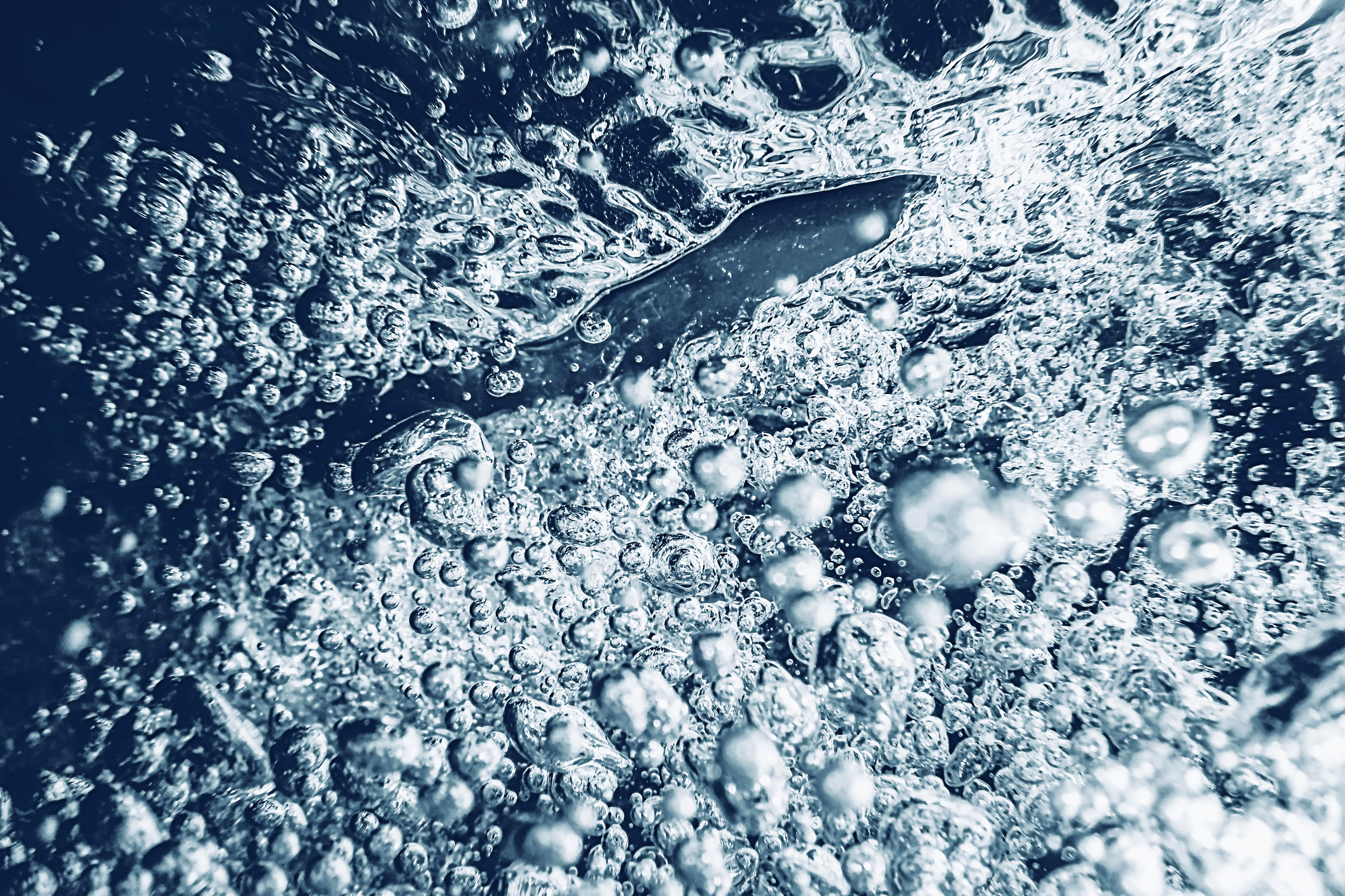 Schaum im Wasser