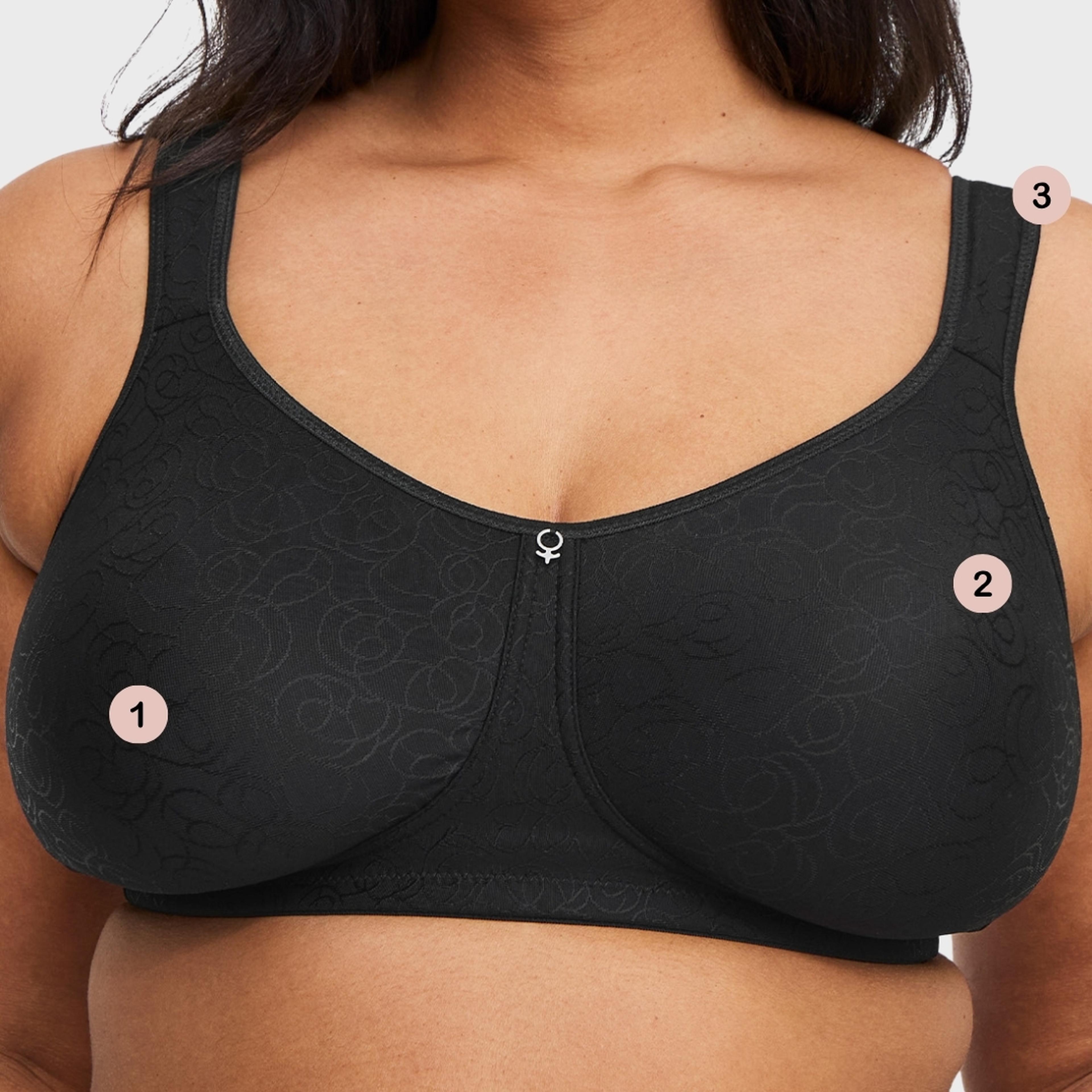 Swegmark black bra with prosthetic function
