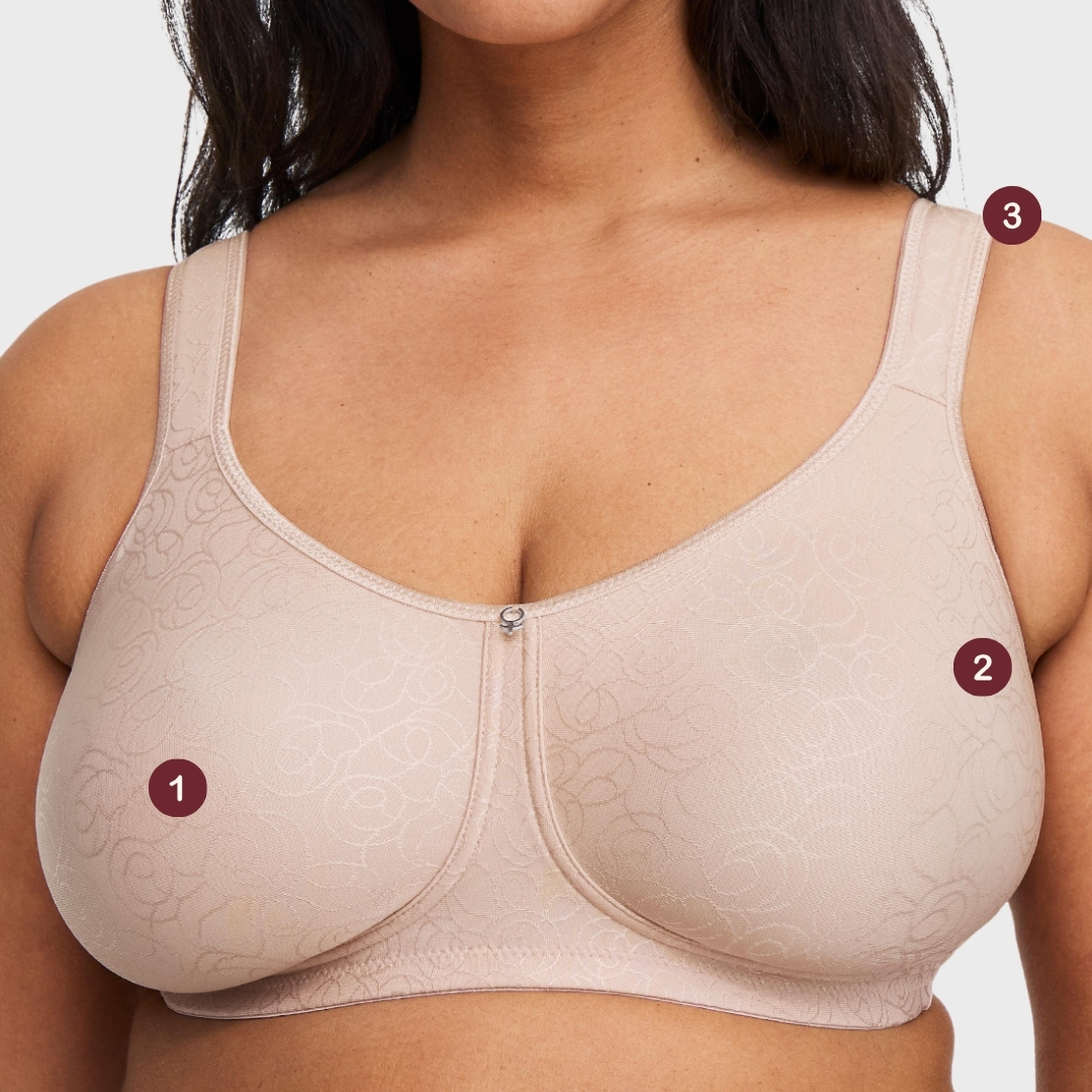 Women in Swegmark powder bra with prosthetic function