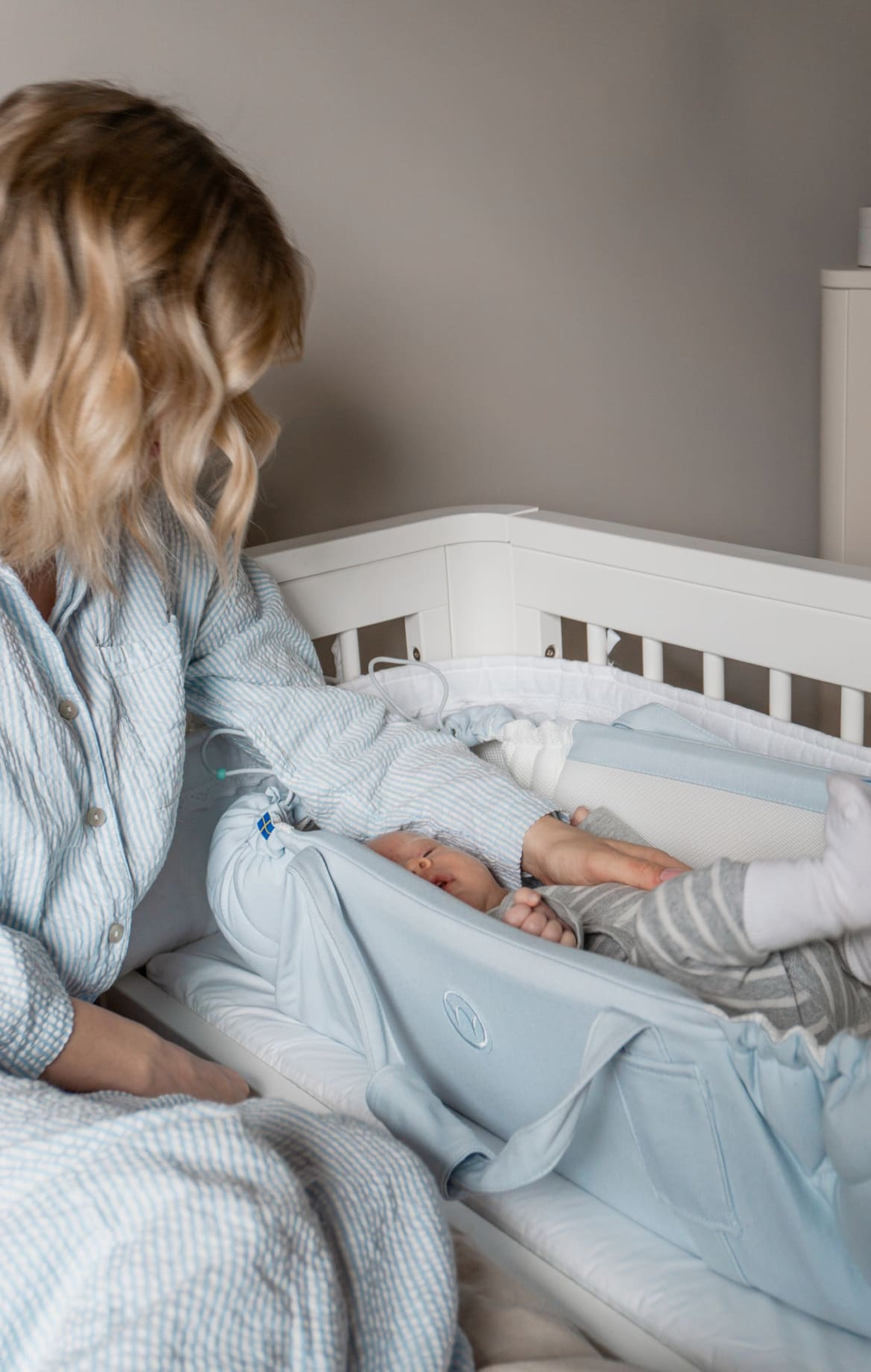 najell sleepcarrier babynest sky blue