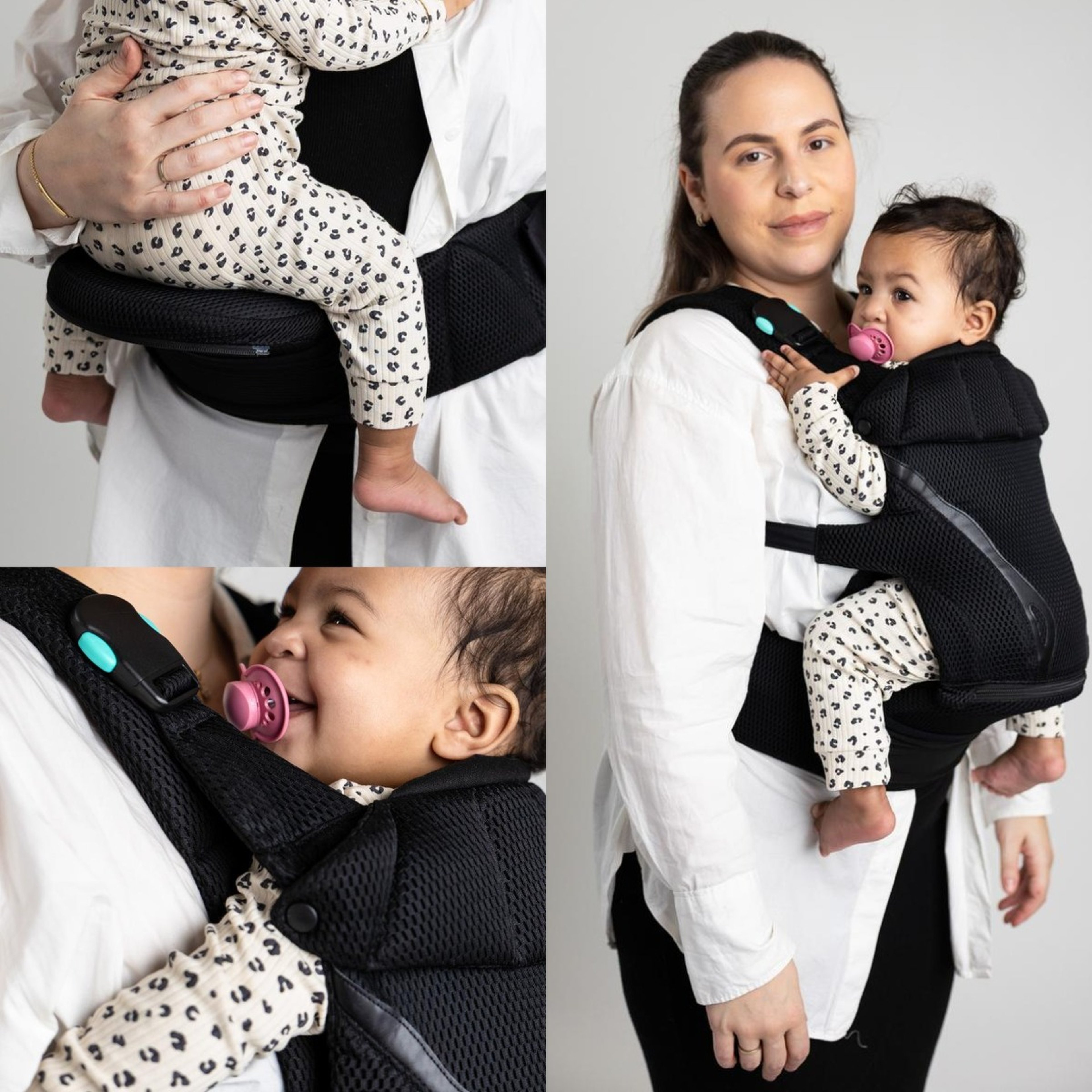 Ergonomische Babytrage für sicheres Babytragen entwickelt