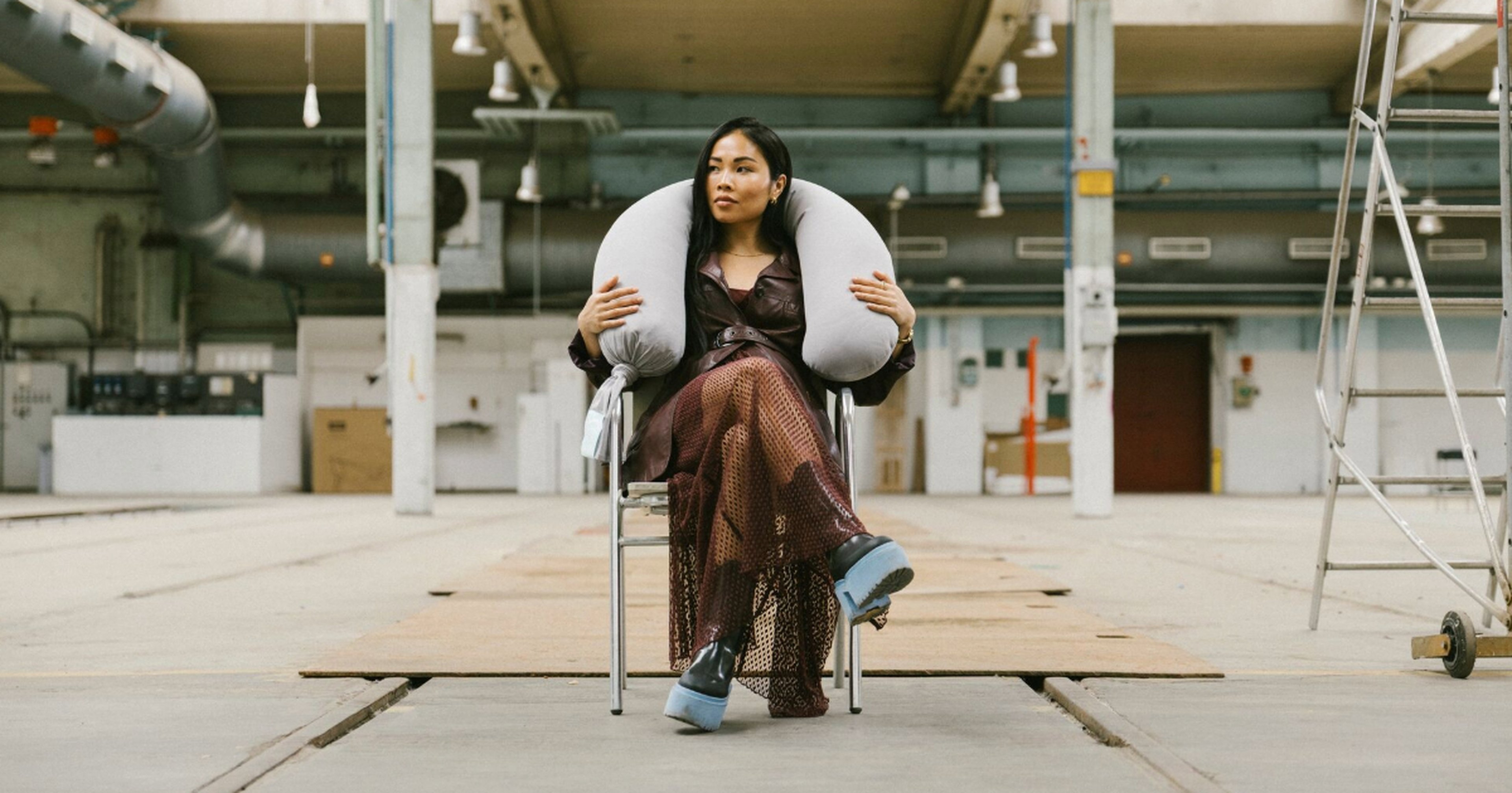 Najell Pregnancy Pillow - Soft Grey