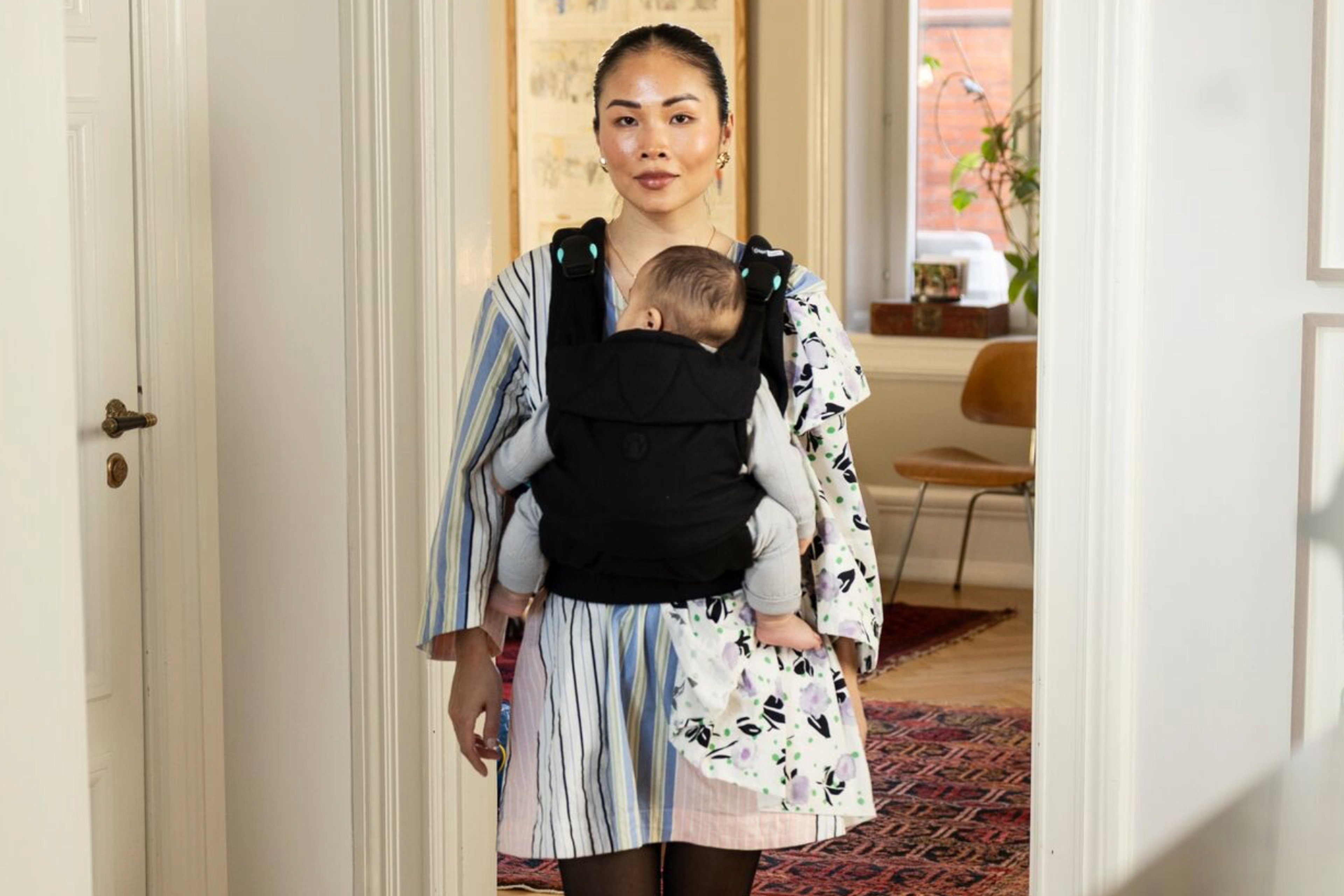 Kann ich eine Babytrage bei heisem Wetter benutzen