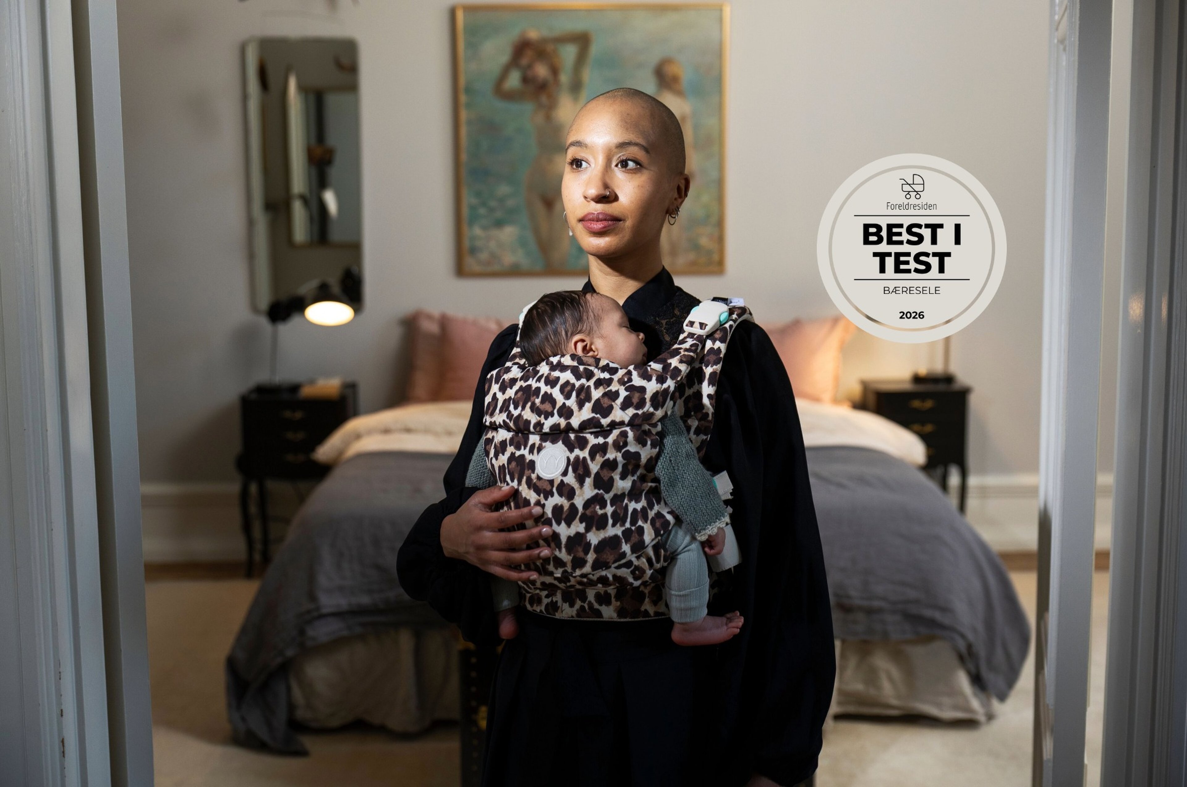 Najell Easy vol. 2 ergonomisk bæresele med justerbare glidere og pustende materiale