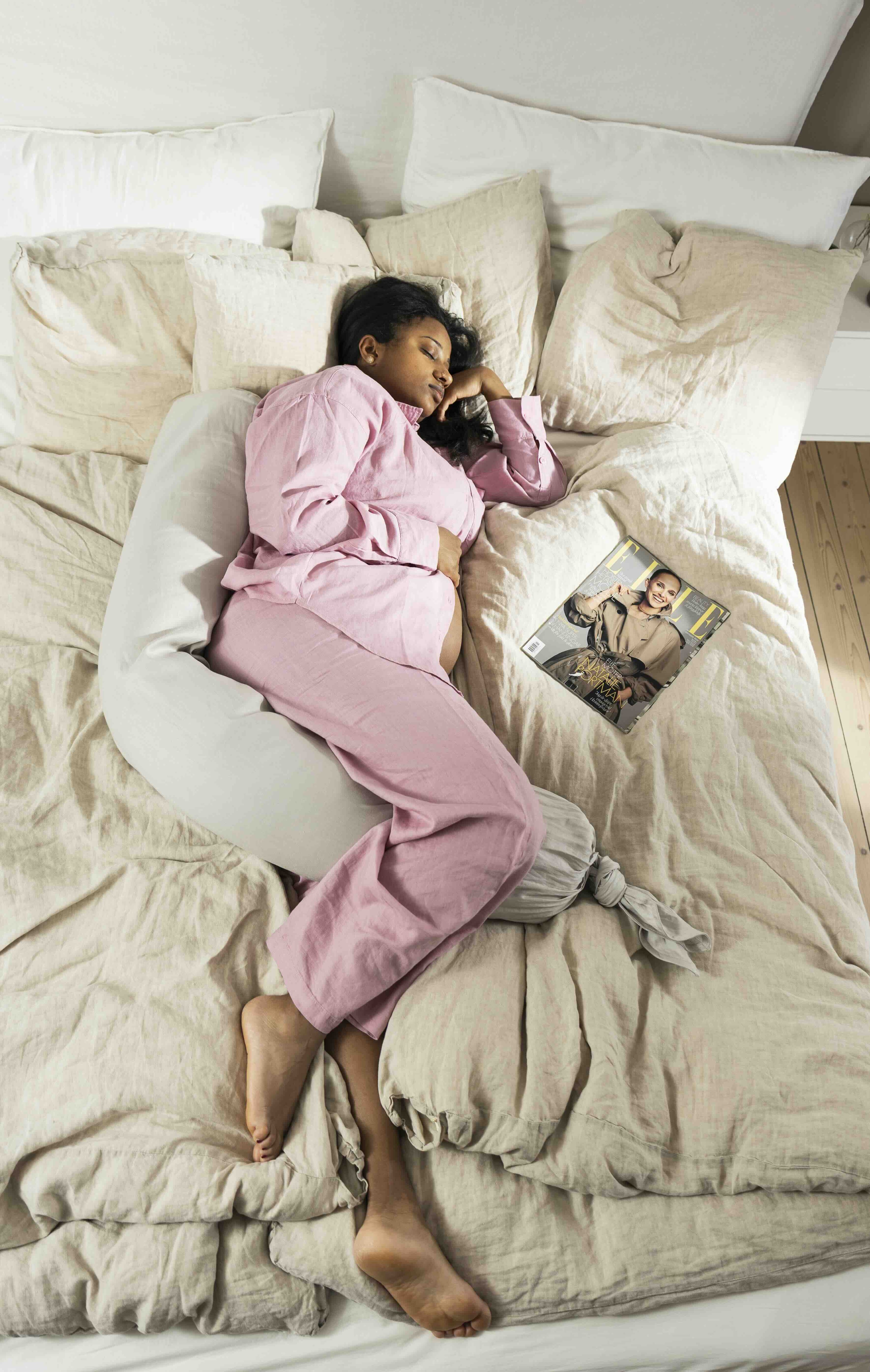 Najell Pregnancy Pillow - Soft Grey