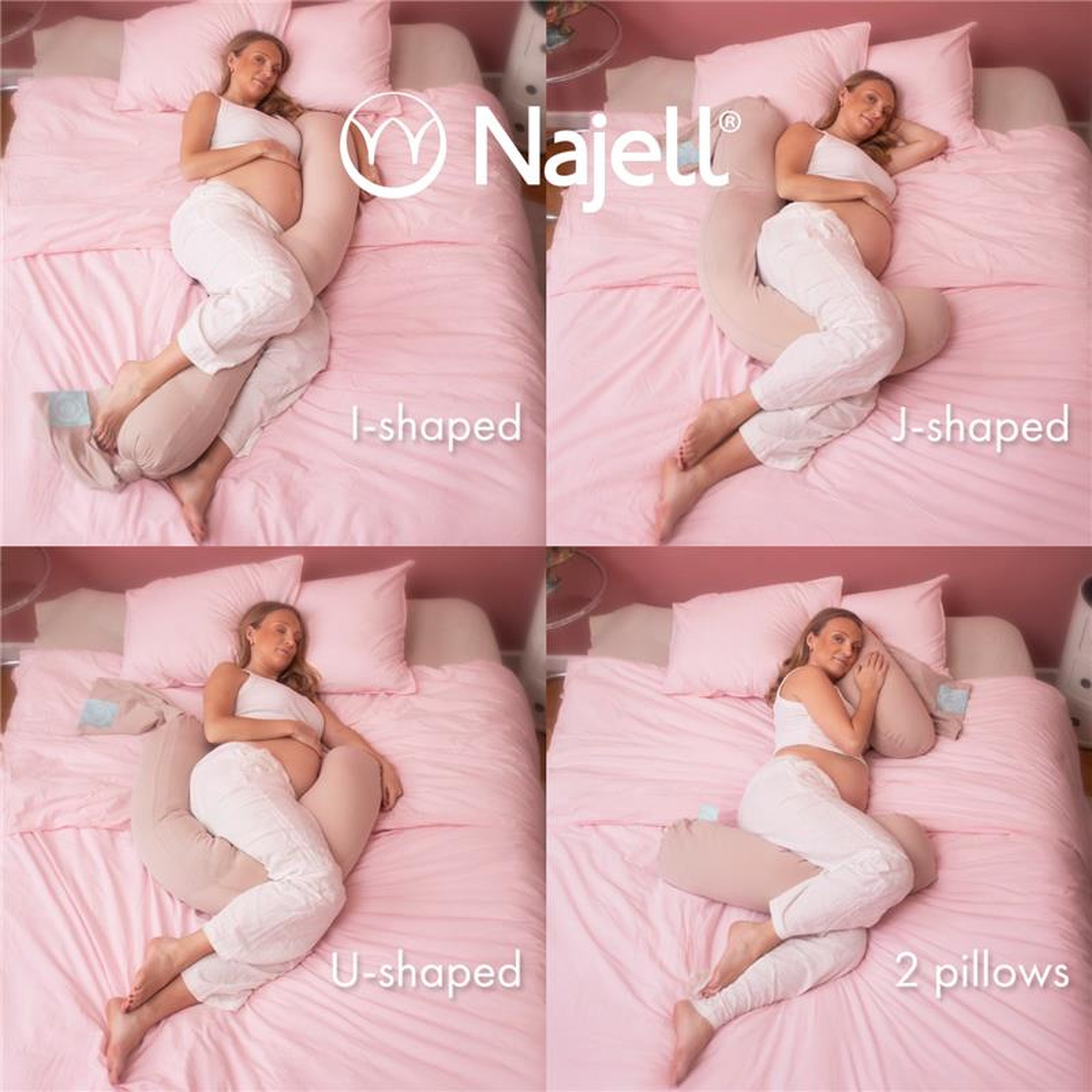 Pregnancy Pillow Sleeping Positions