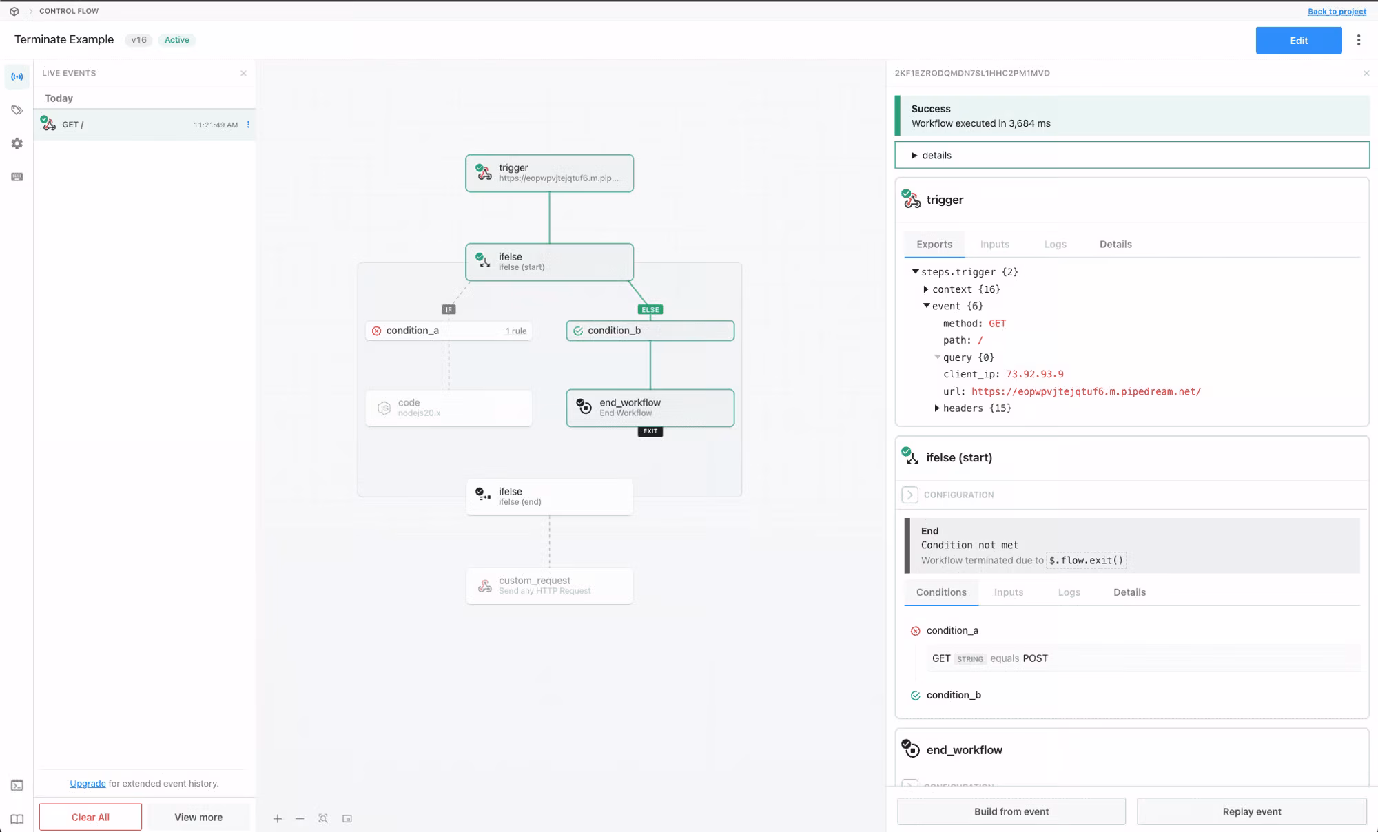 Pipedream workflow