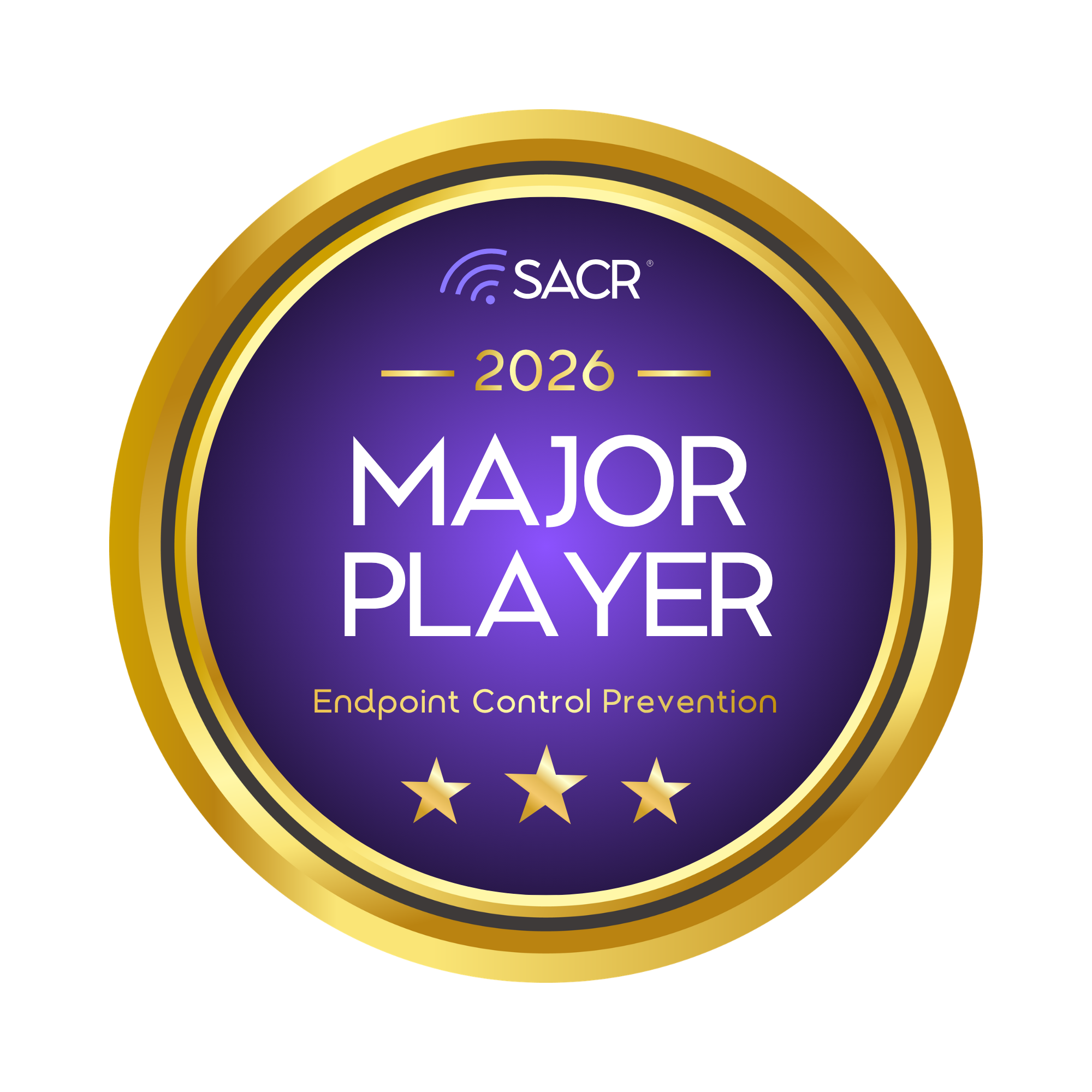 SACR 2026 Major Player badge in Endpoint Control and Prevention, awarded to NeuralTrust.