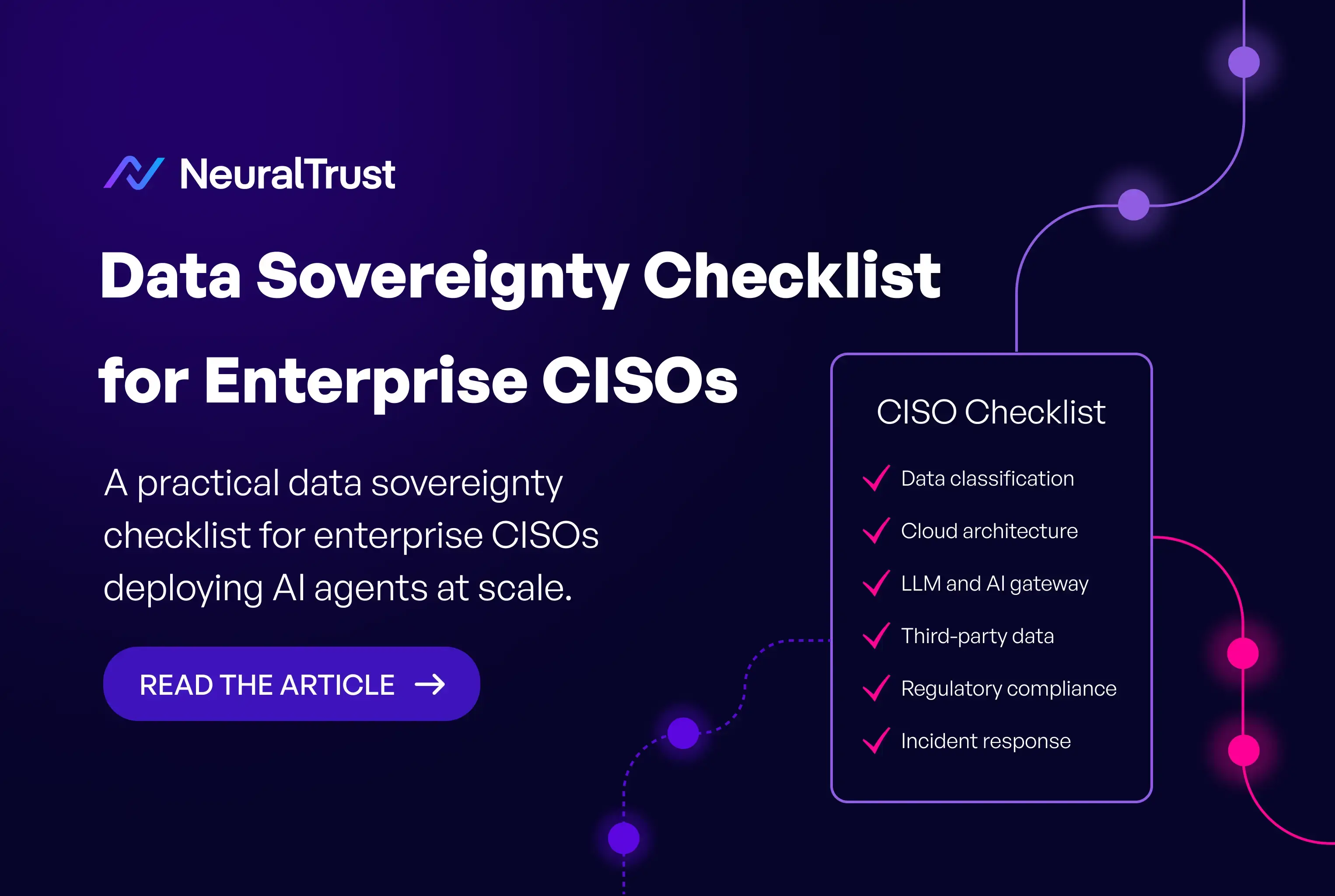 Data Sovereignty Checklist for Enterprise CISOs (2026)