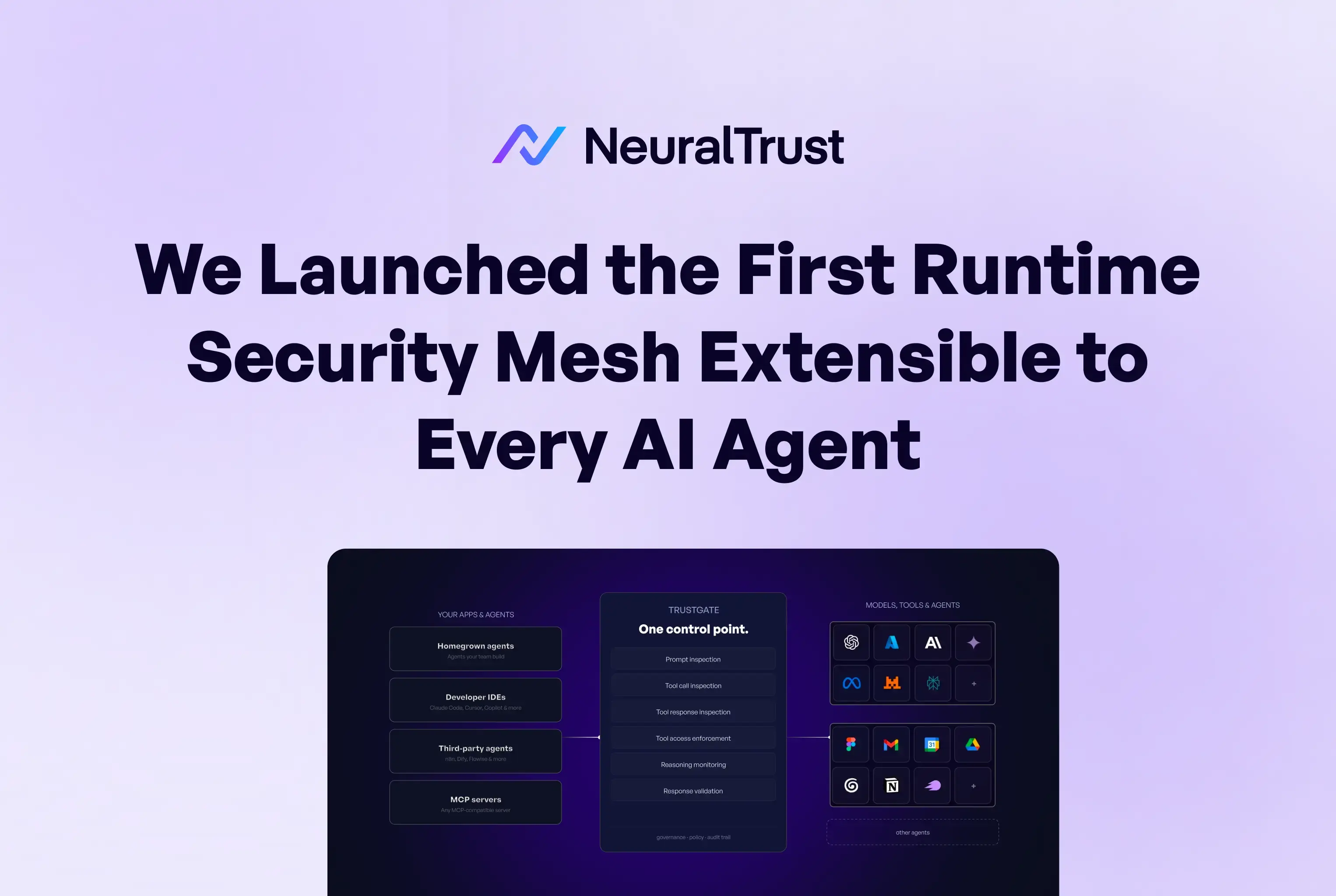 NeuralTrust Launches the First Runtime Security Mesh Extensible to Every AI Agent
