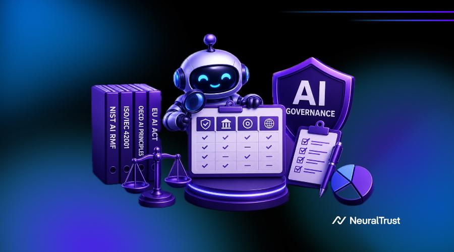 AI Governance Frameworks Compared: NIST vs ISO 42001 vs EU AI Act