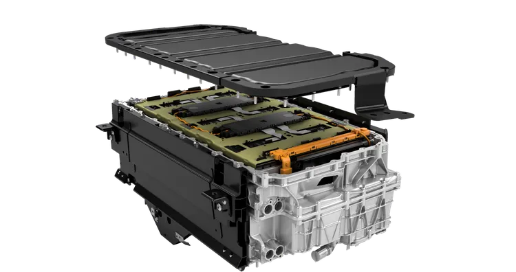 Porsche Panamera Turbo E-Hybrid: Grafik der Hochvolt-Batterie.