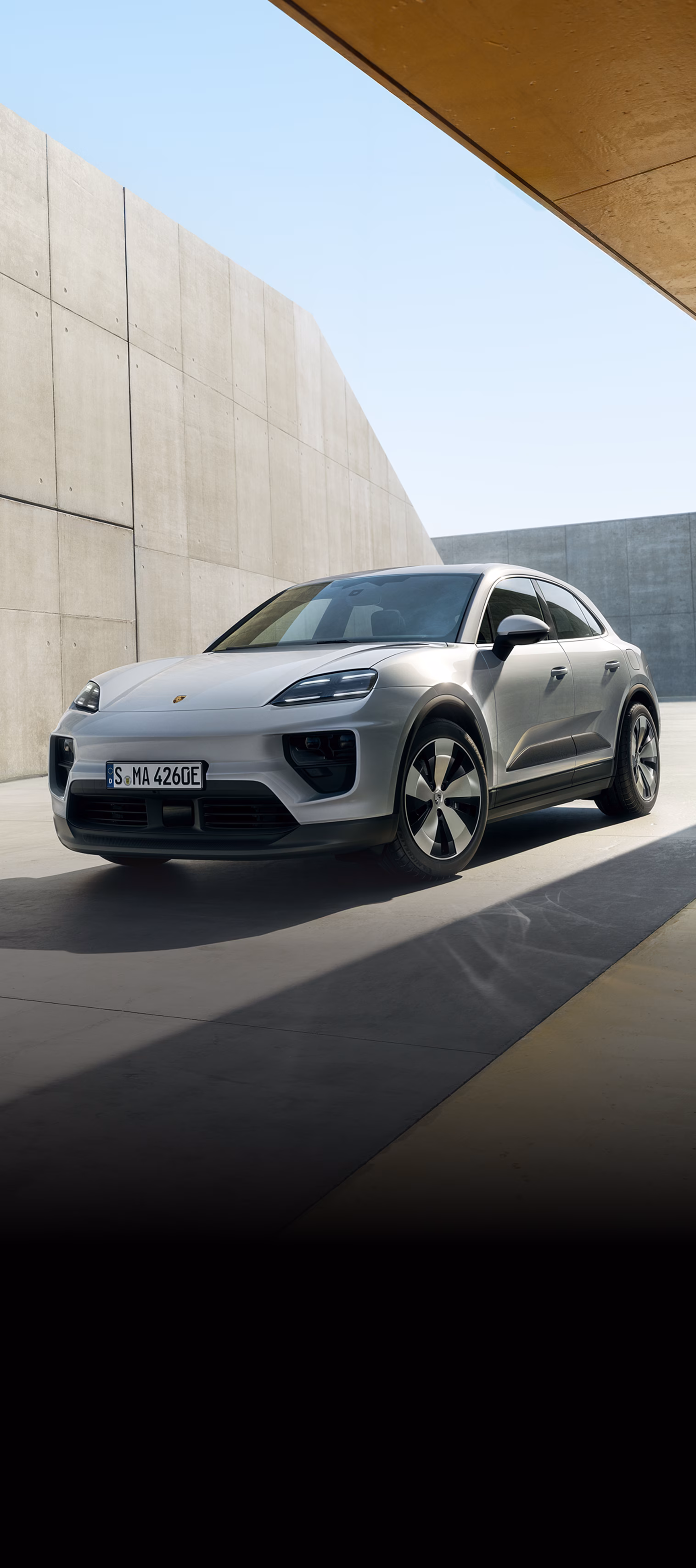 Porsche Macan 4 en gris glacier métallisé.