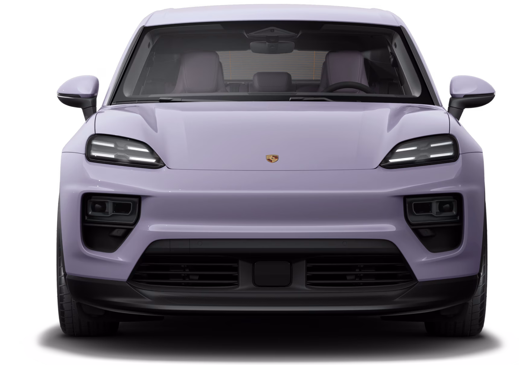 Porsche Macan 4 in Provence. Front view.