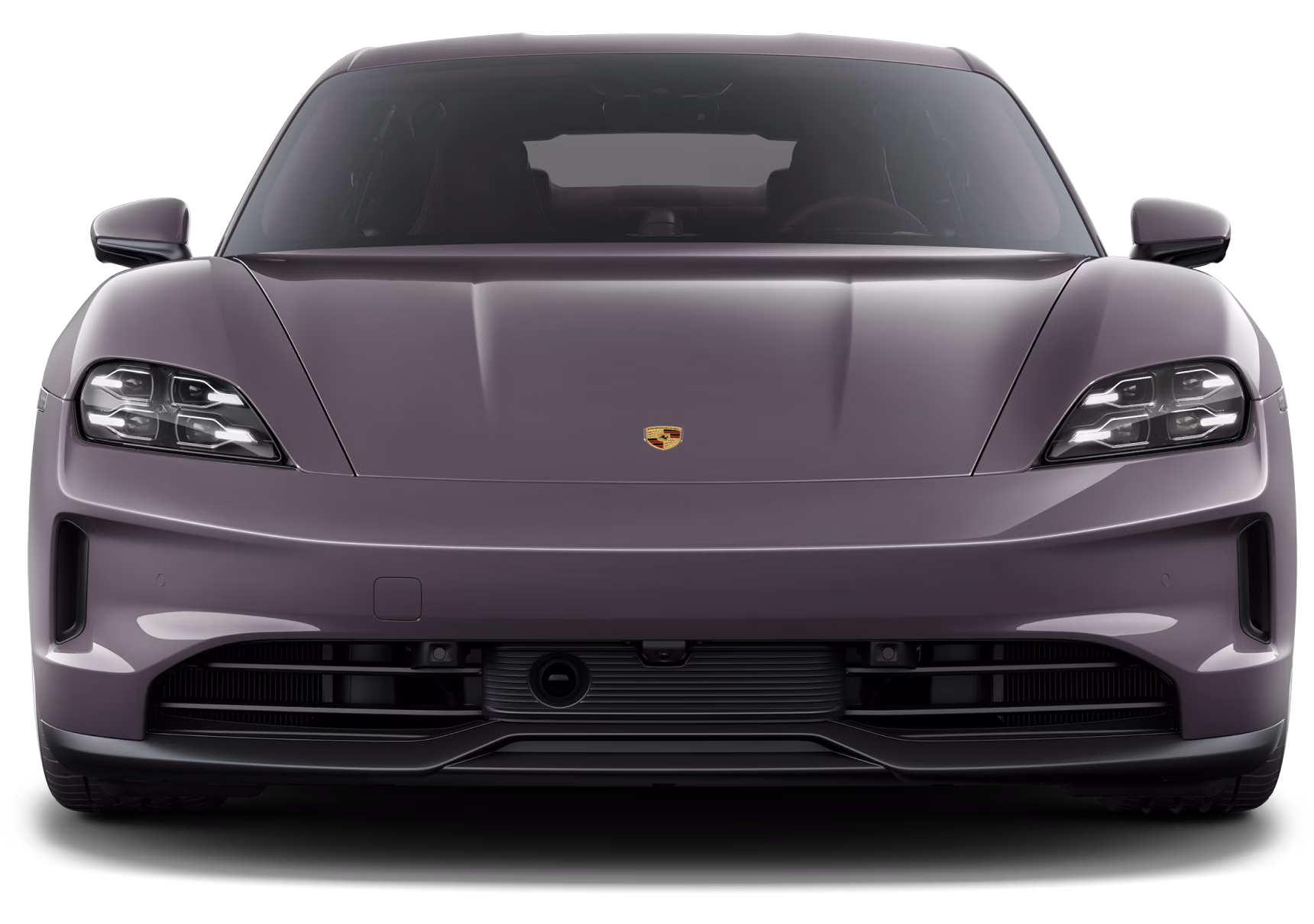 Front view of the Porsche Taycan 4S.
