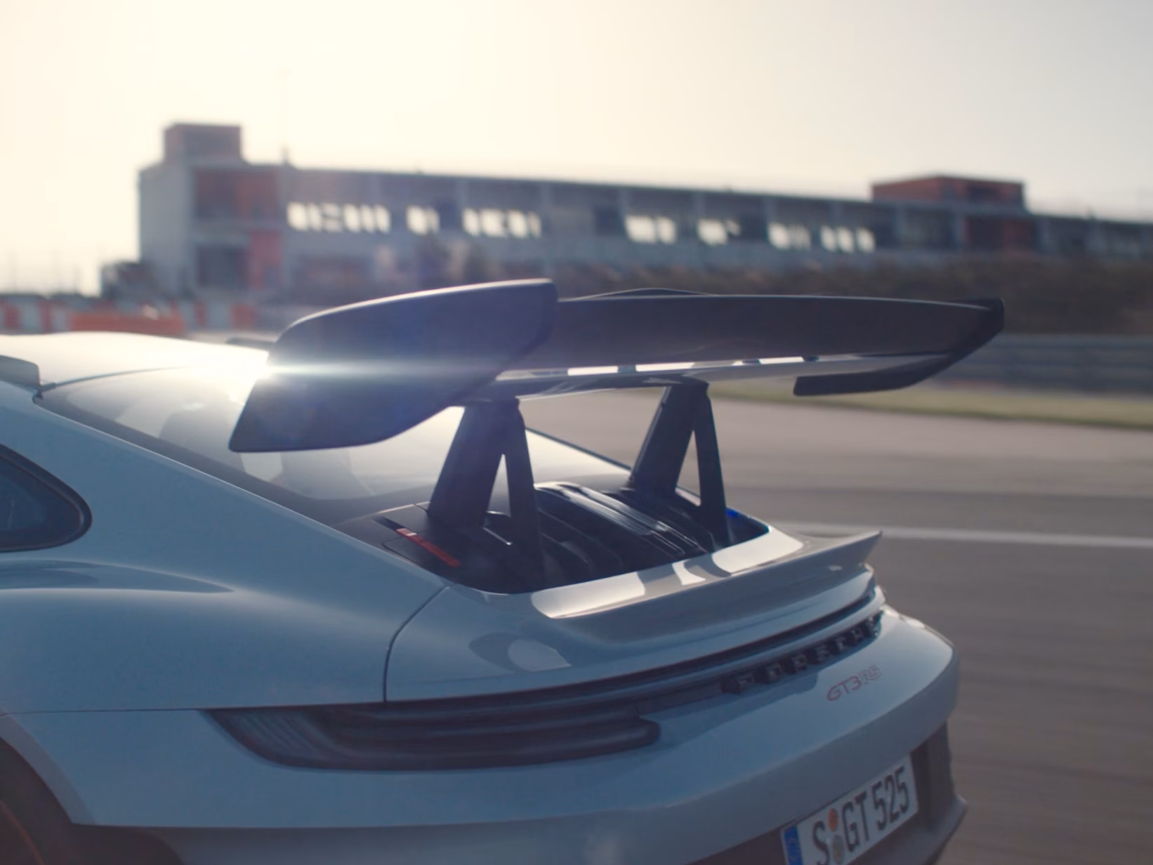 Video toont Porsche 911 GT3 RS.