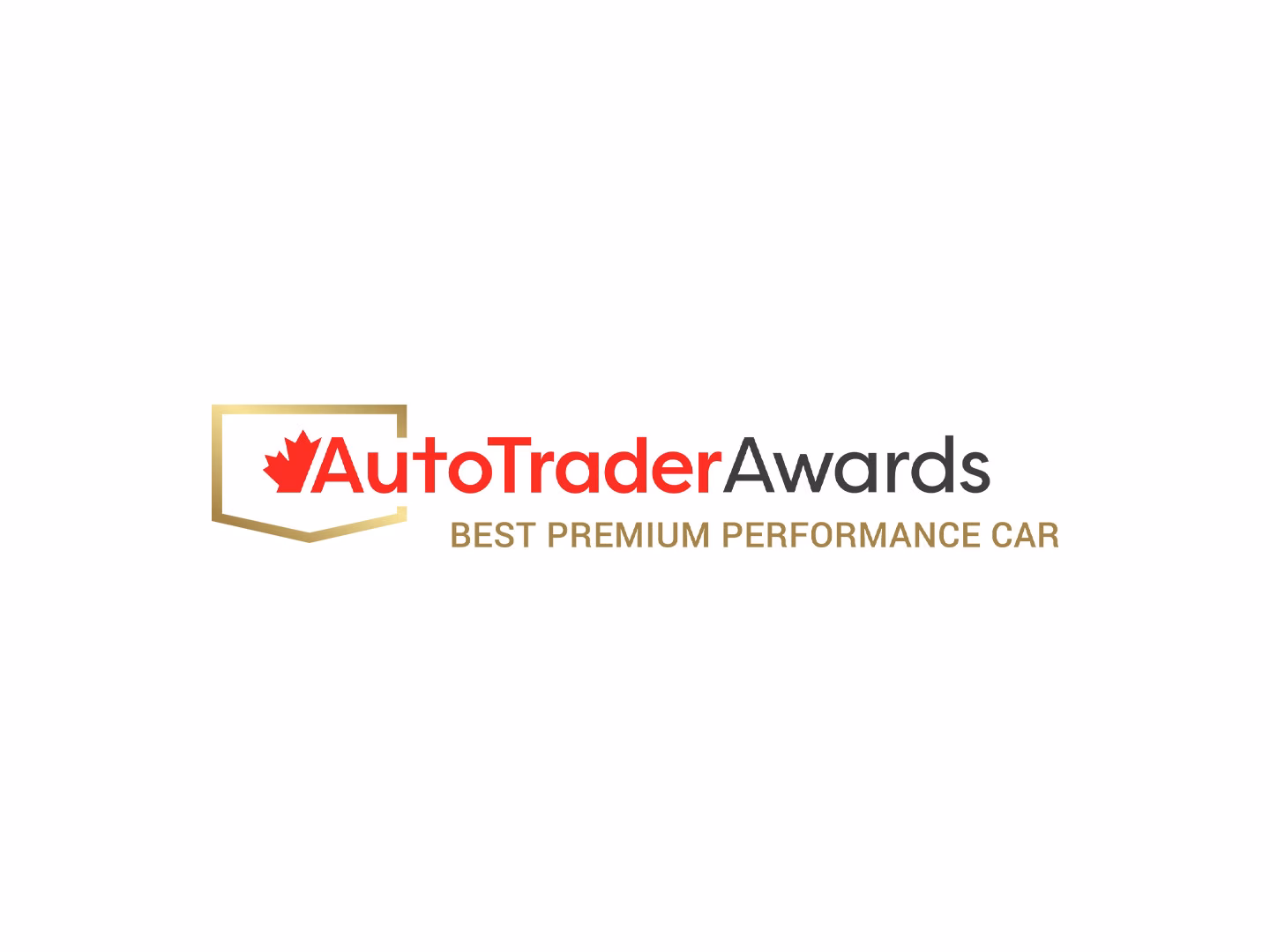A red, black, and gold AutoTrader award logo.