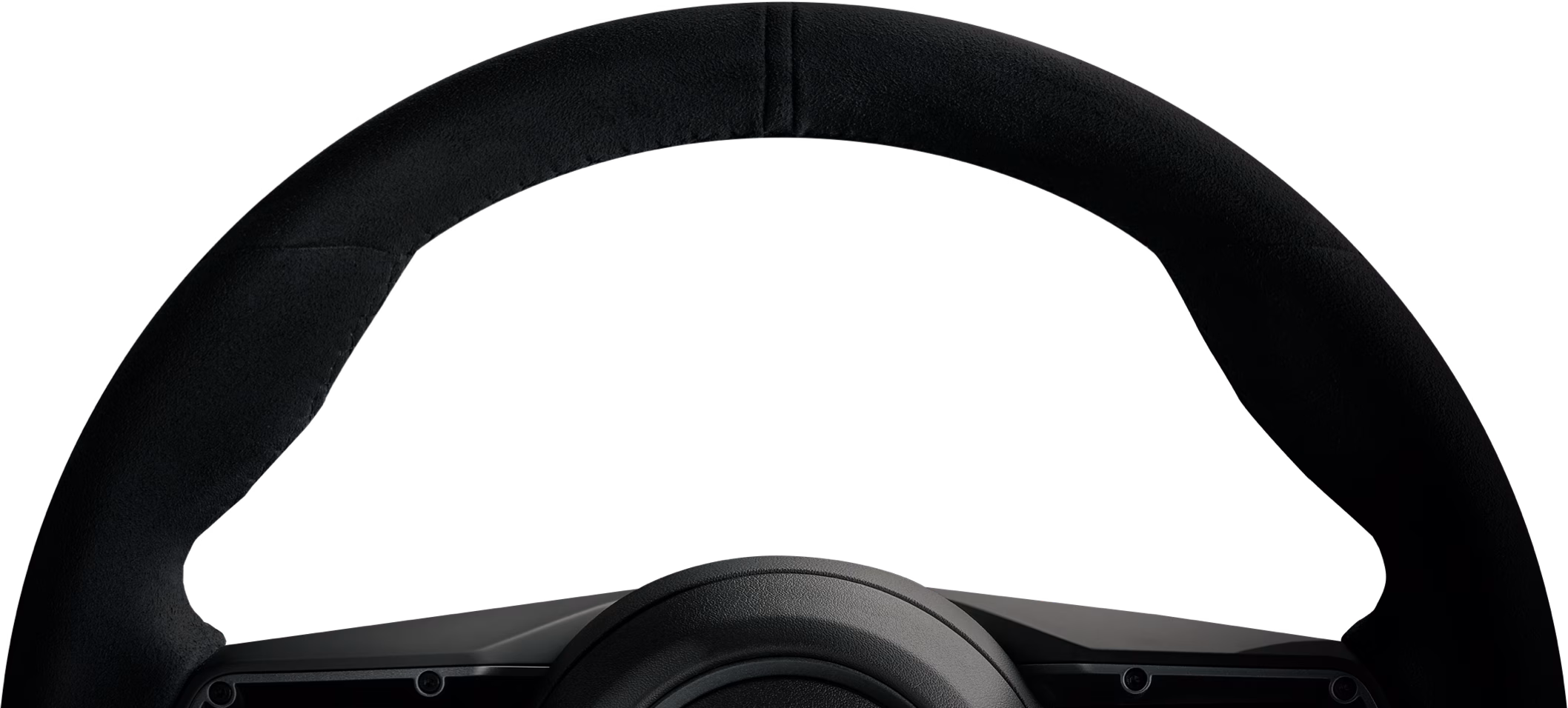 Porsche Taycan Turbo GT steering wheel.