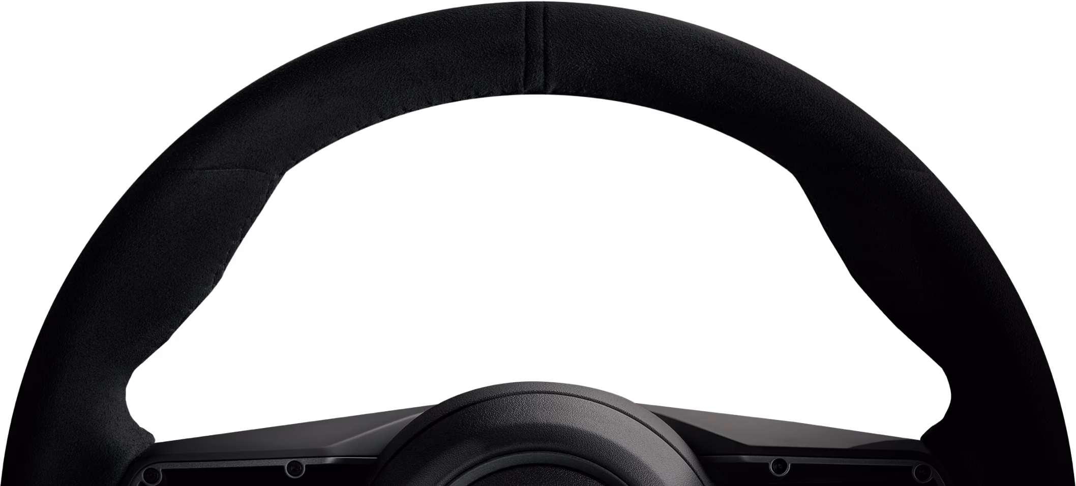 Porsche Taycan Turbo GT steering wheel.