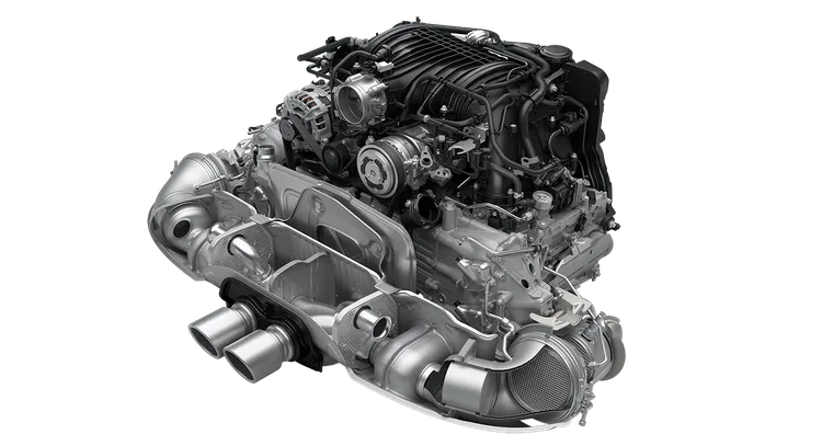Motor des Porsche 911 GT3 S/C.