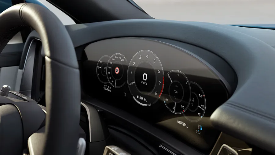 Porsche Cayenne цифровая приборная панель