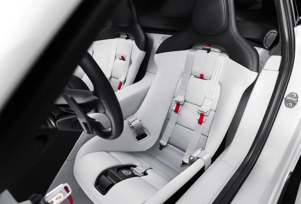 The seats in the Porsche Mission S.