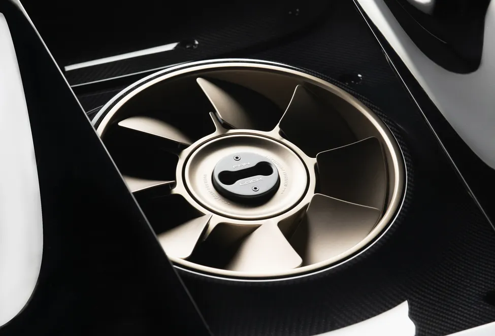 Fan wheel of the Porsche Mission S.