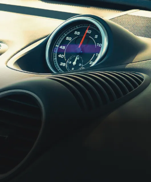 保時捷 718 Boxster GTS 4.0 內裝：Sport Chrono 計時器細節圖