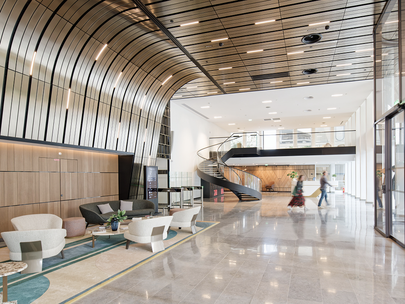 Accueil de la tour W