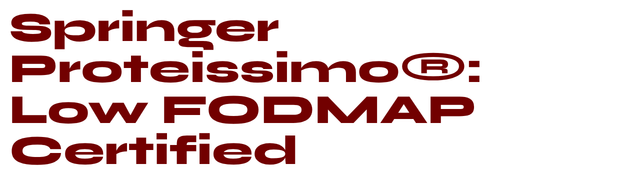 Springer Proteissimo® Low FODMAP Certified Biospringer by Lesaffre