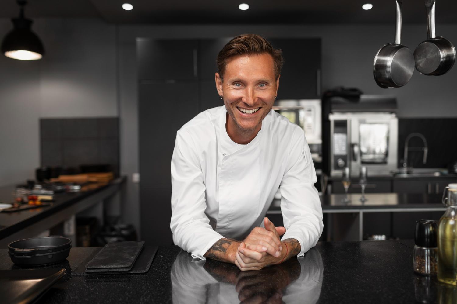 Executive Chef in einer Restaurant-Küche